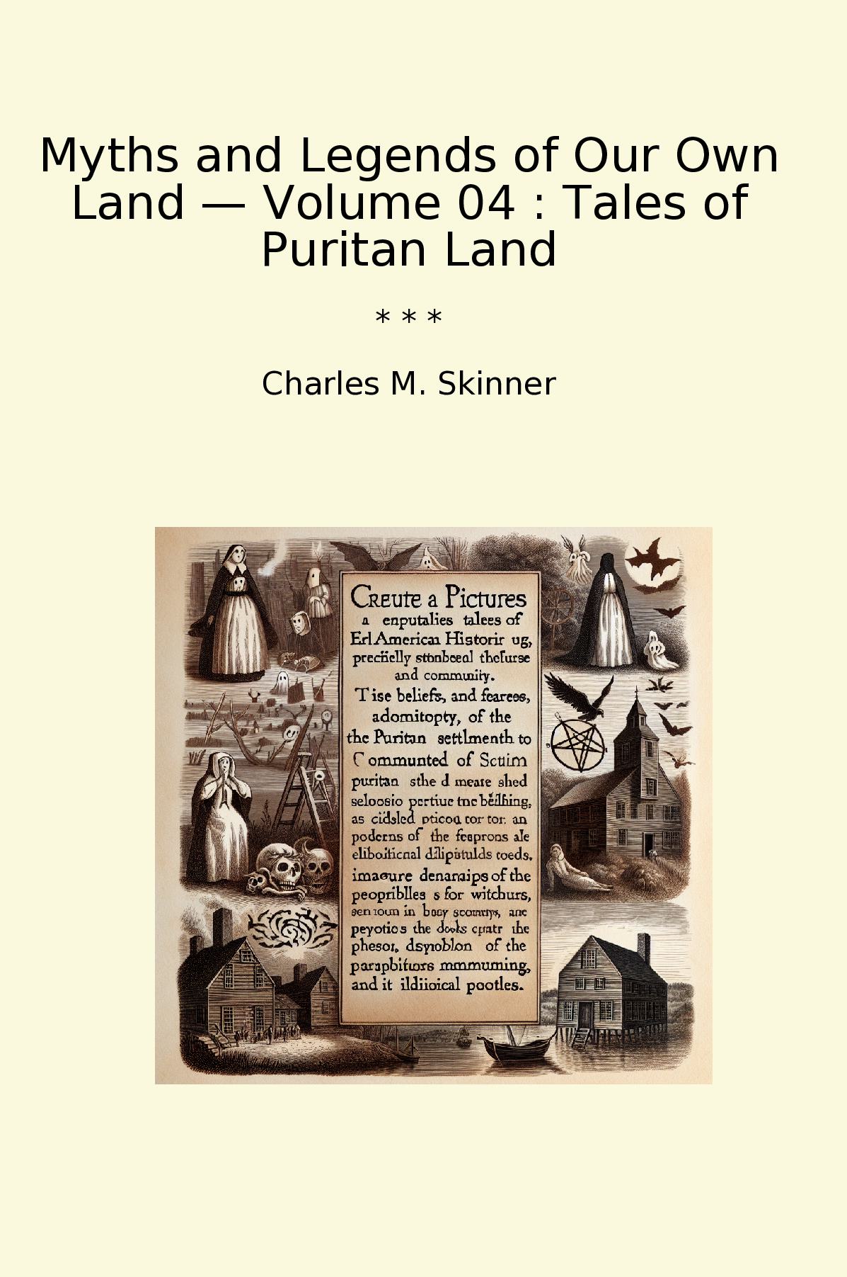 Myths and Legends of Our Own Land — Volume 04 : Tales of Puritan Land