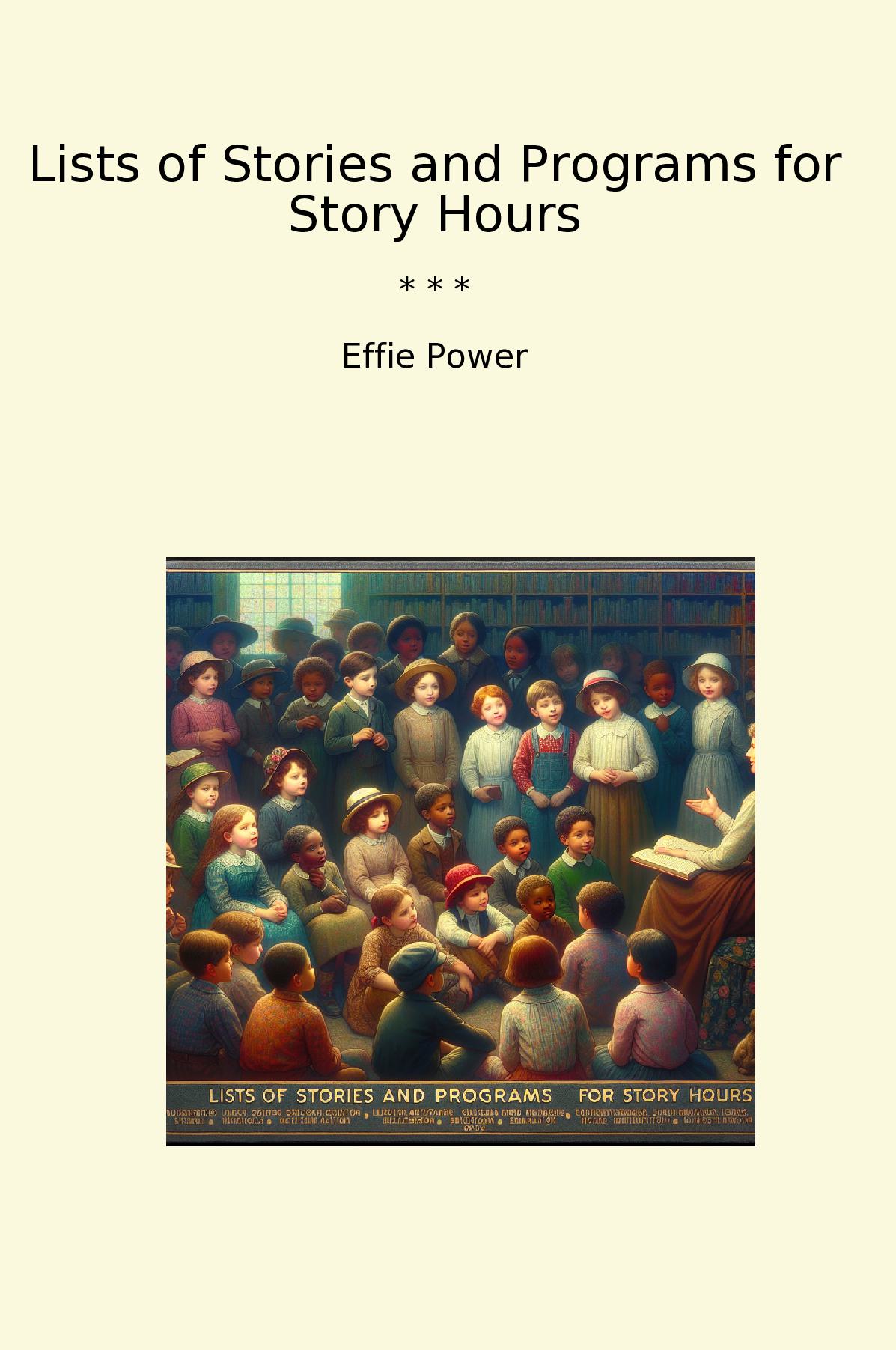 Lists of Stories and Programs for Story Hours