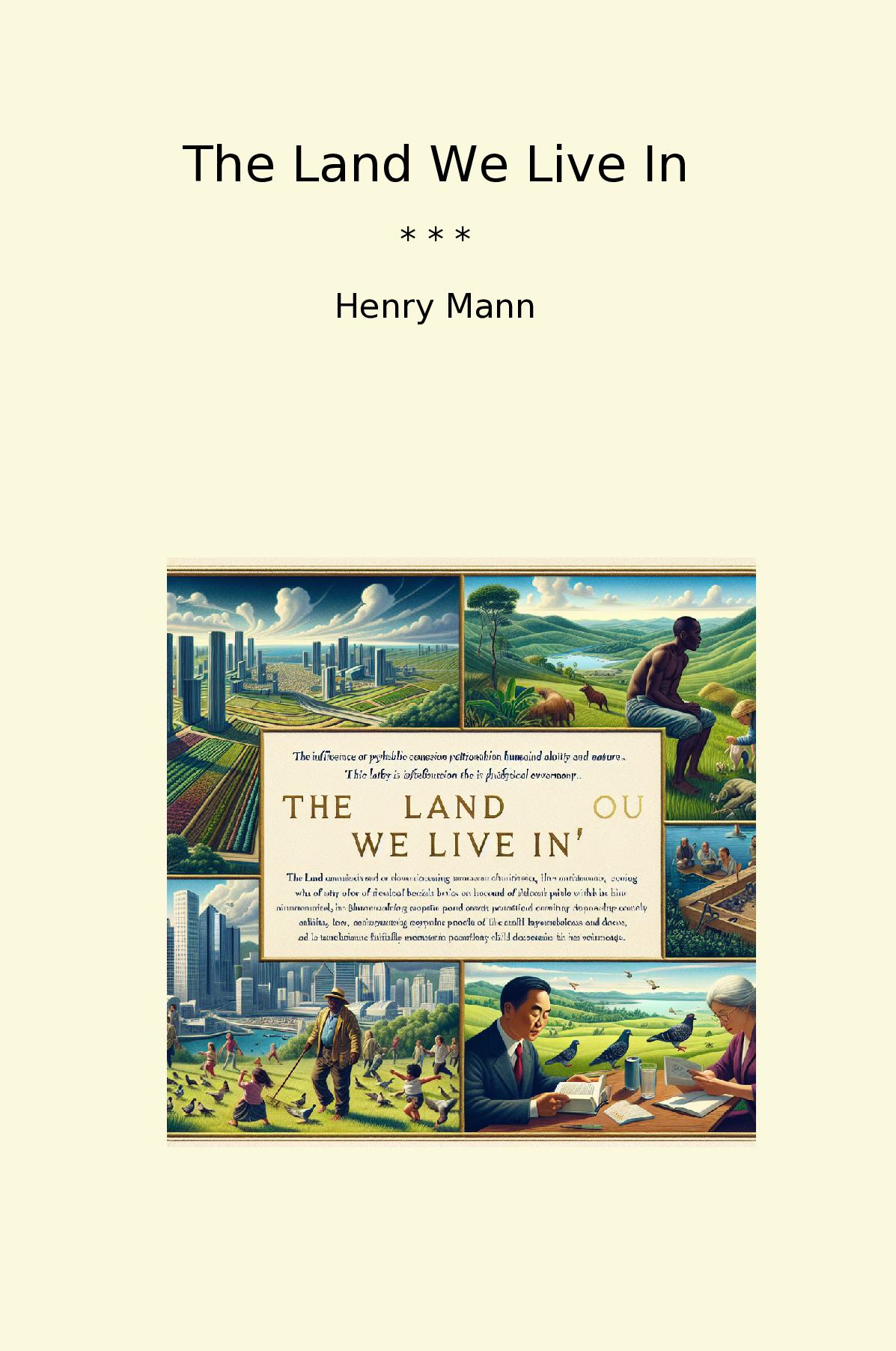 The Land We Live In