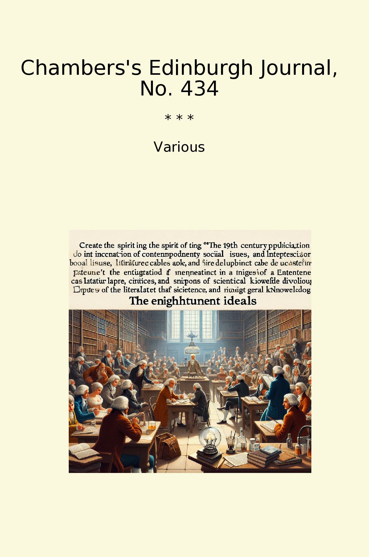 Chambers's Edinburgh Journal, No. 434