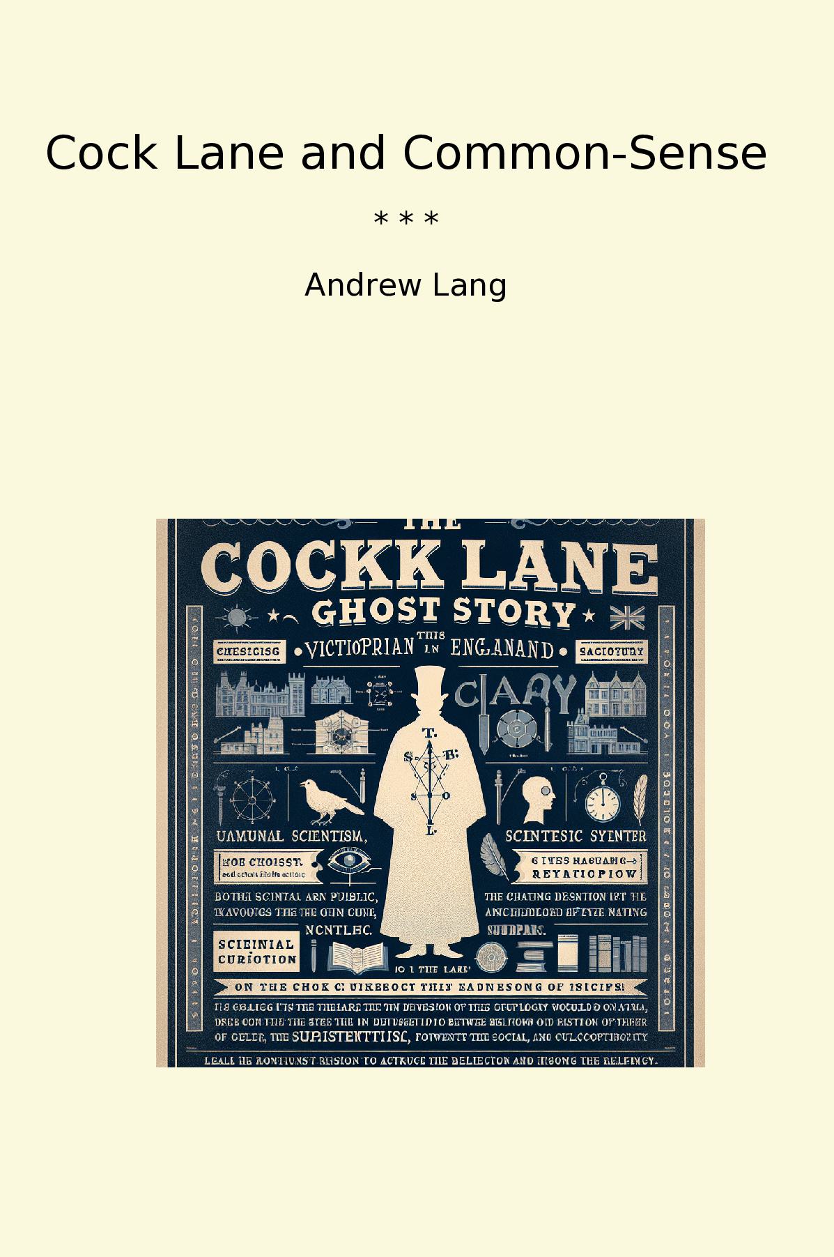 Cock Lane and Common-Sense