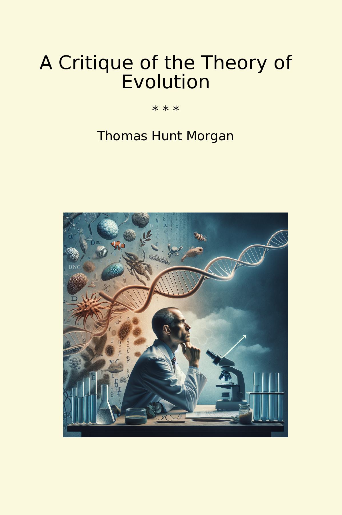 A Critique of the Theory of Evolution