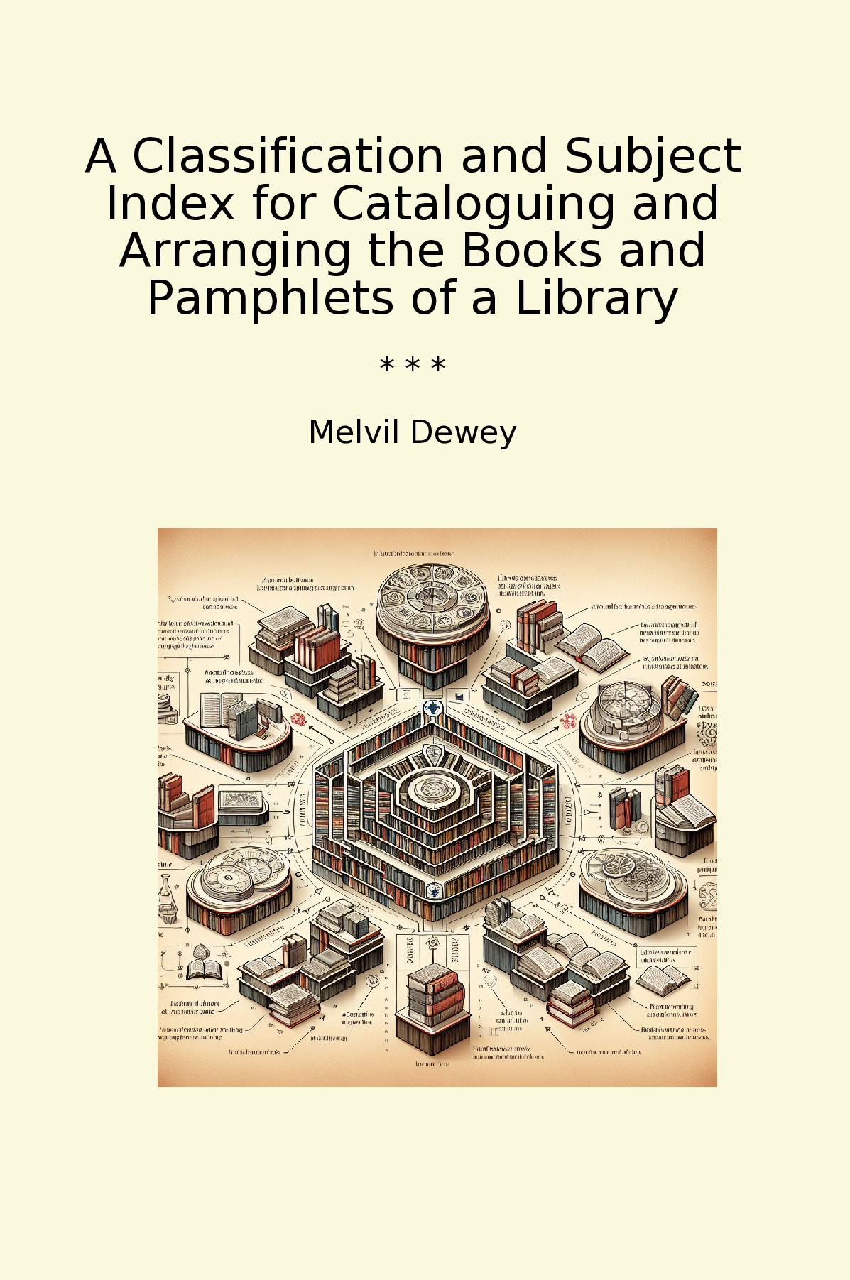 A Classification and Subject Index for Cataloguing and Arranging the Books and Pamphlets of a Library