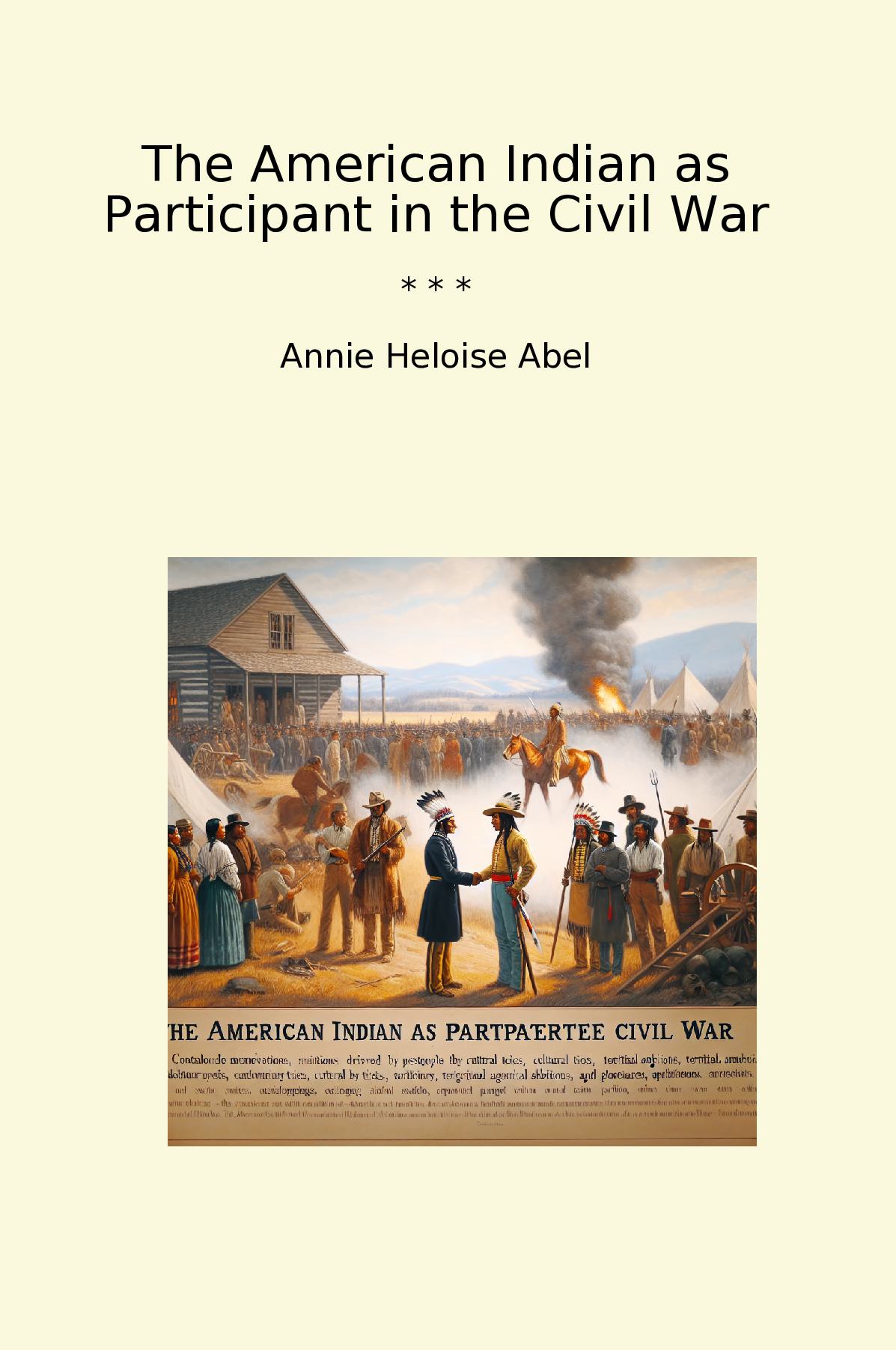 The American Indian as Participant in the Civil War