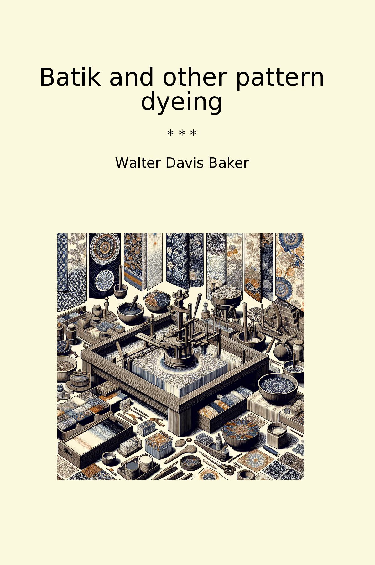 Batik and other pattern dyeing
