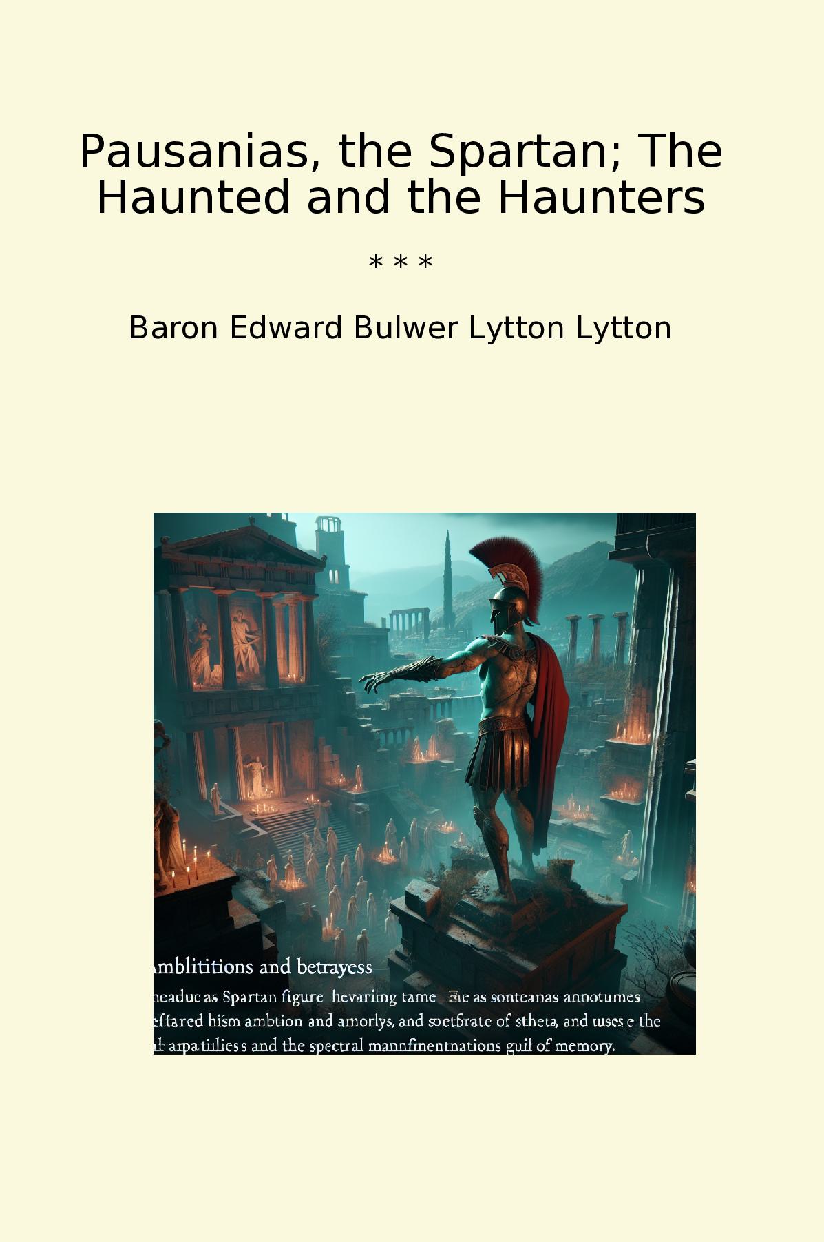 Pausanias, the Spartan; The Haunted and the Haunters
