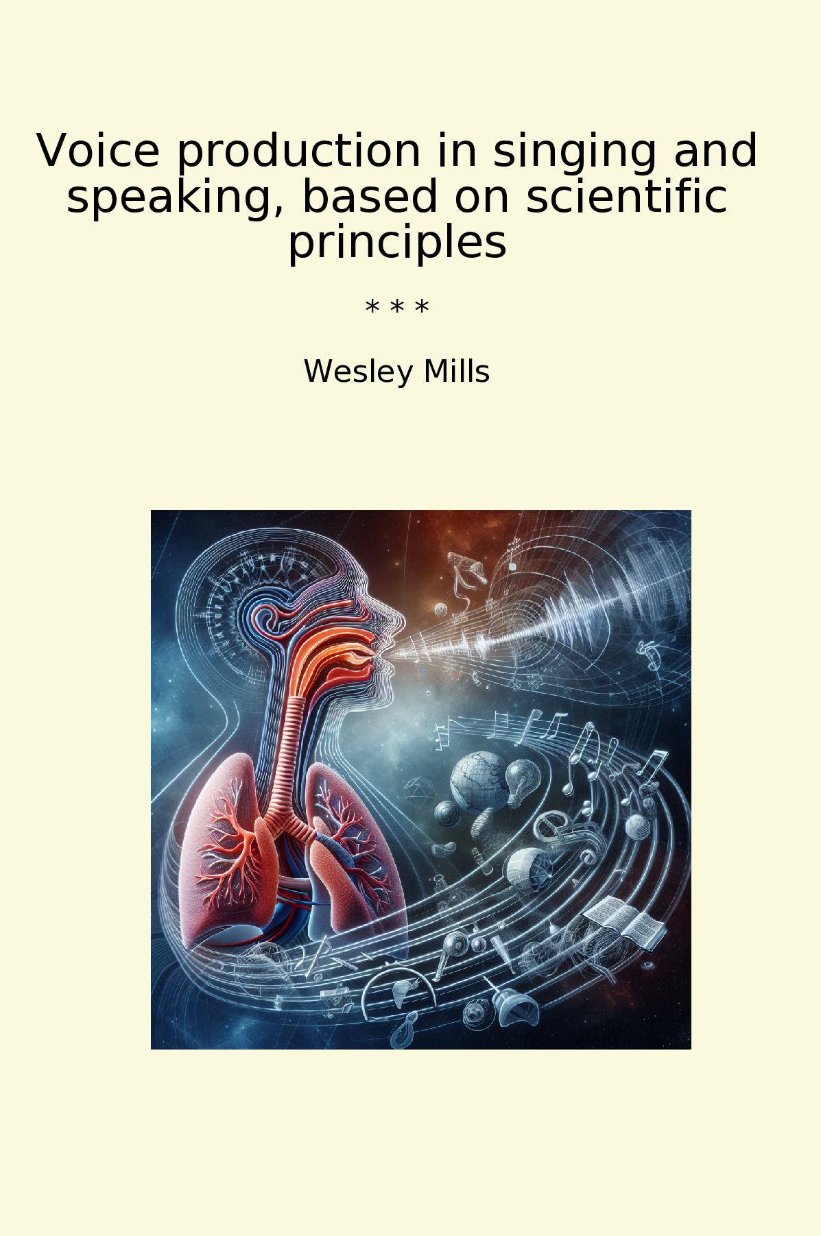 Voice production in singing and speaking, based on scientific principles