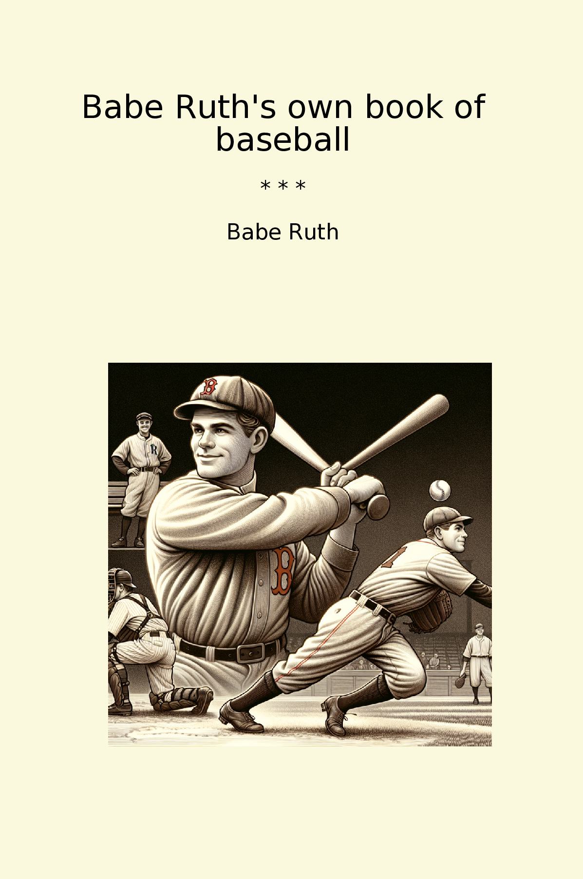 Babe Ruth's own book of baseball