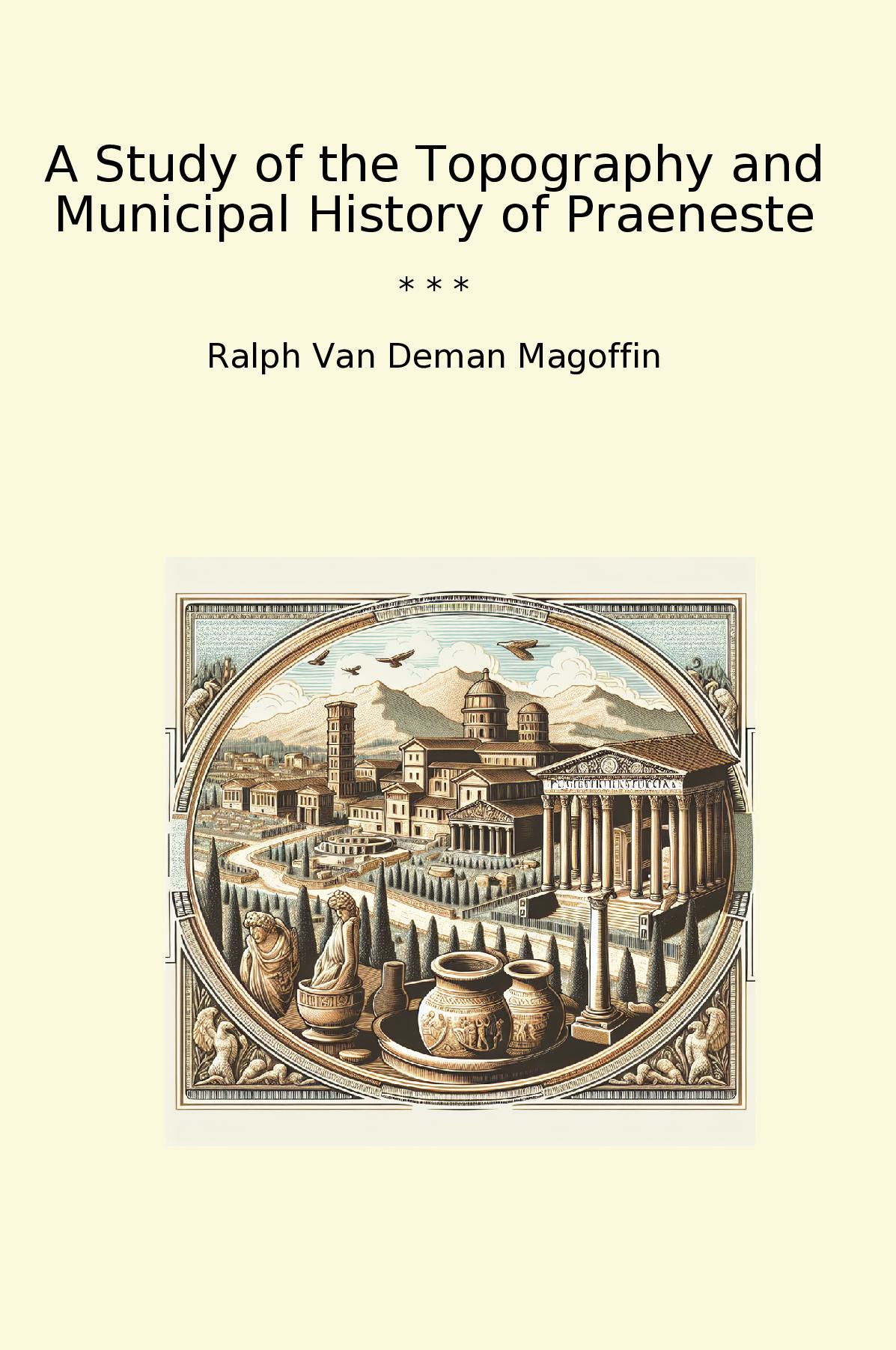 A Study of the Topography and Municipal History of Praeneste