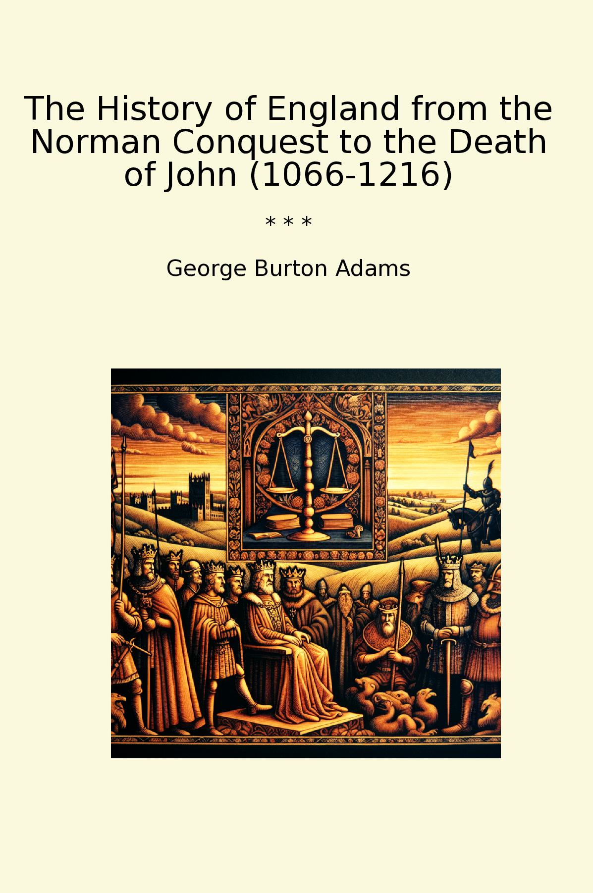 The History of England from the Norman Conquest to the Death of John (1066-1216)