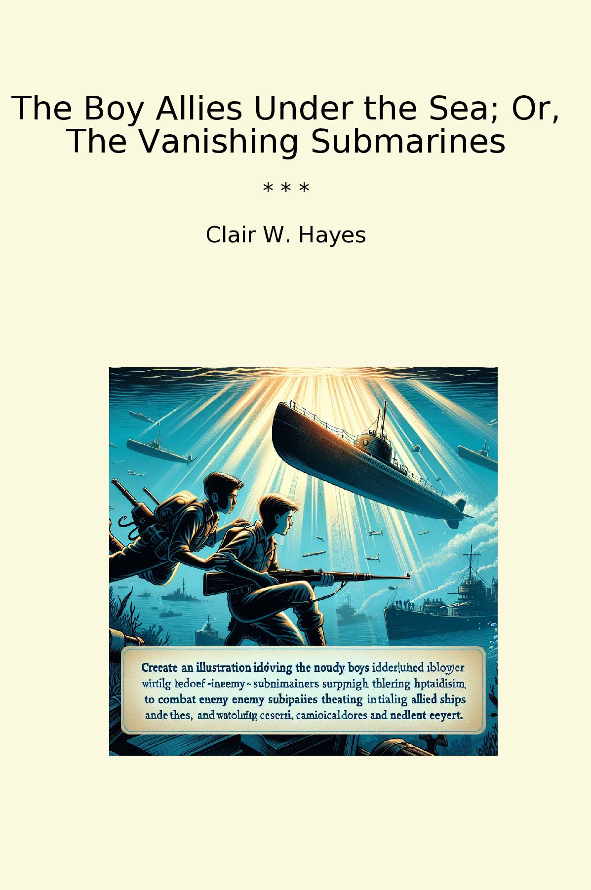 The Boy Allies Under the Sea; Or, The Vanishing Submarines