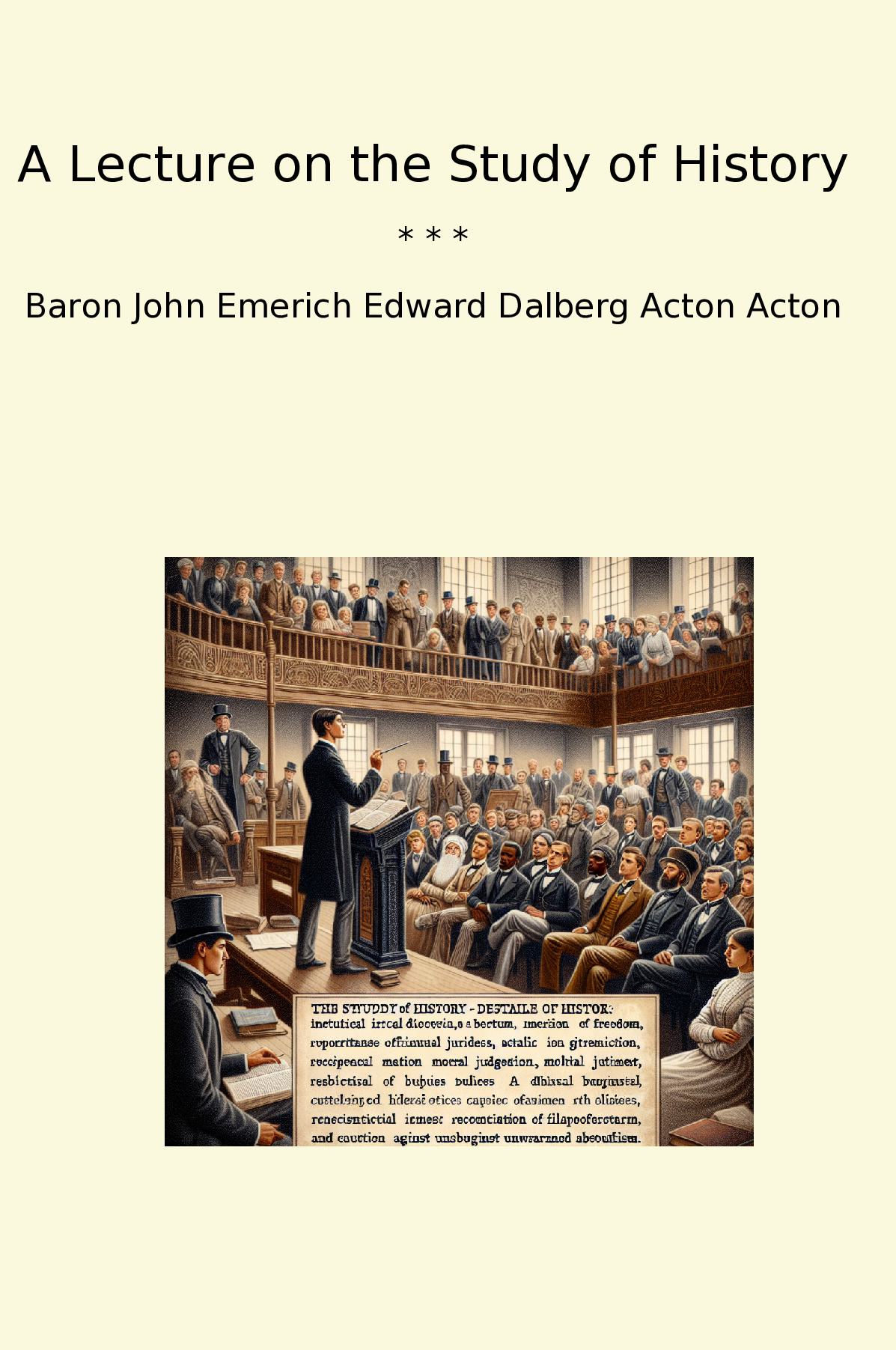A Lecture on the Study of History