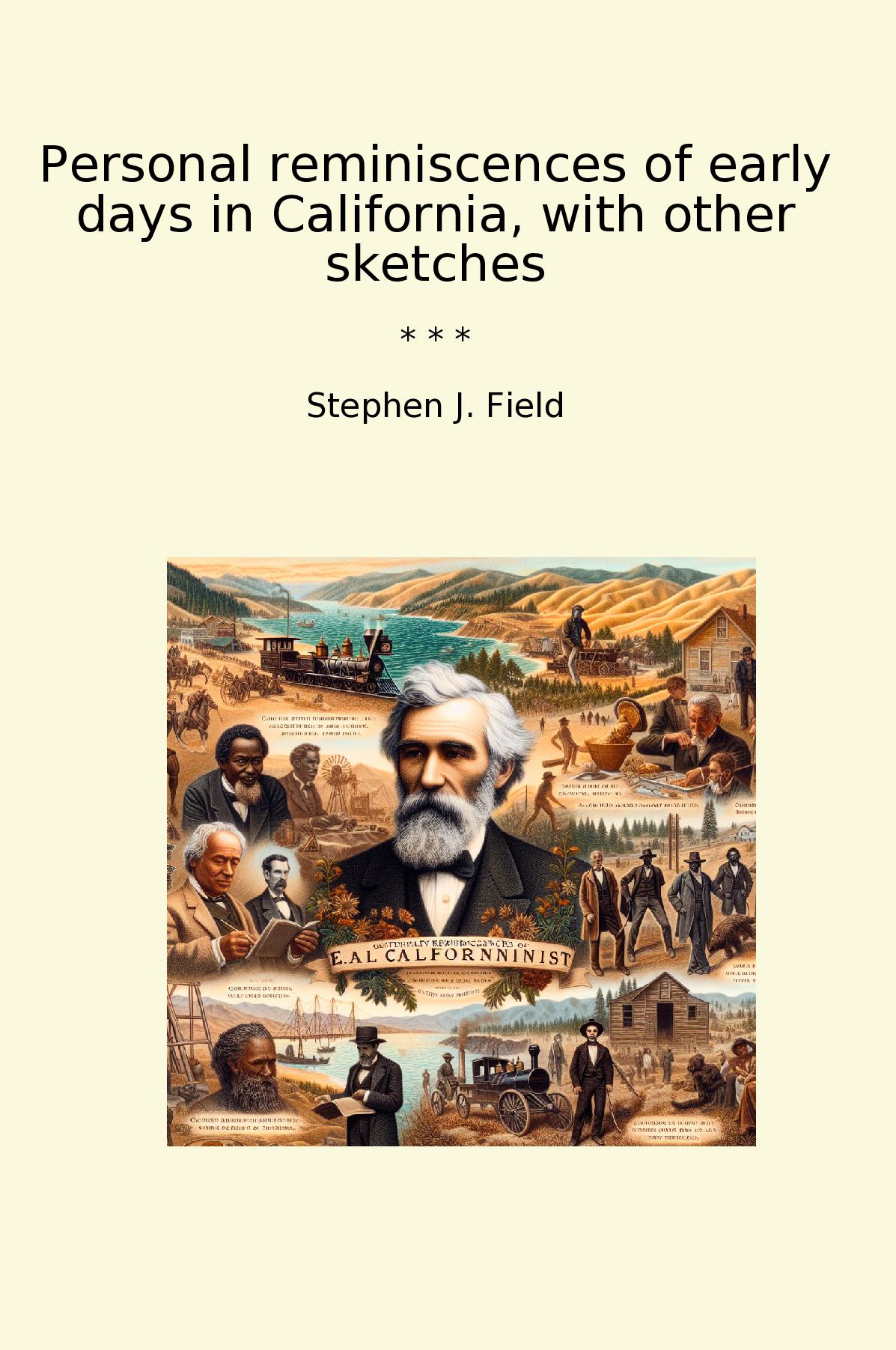 Personal reminiscences of early days in California, with other sketches