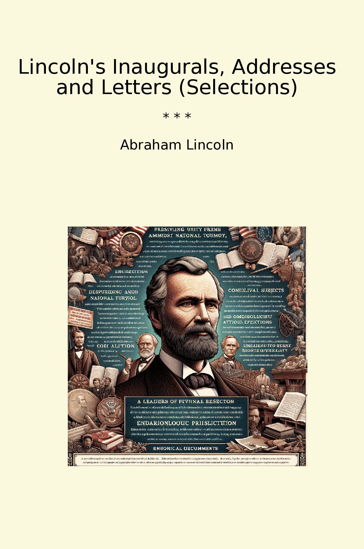Lincoln's Inaugurals, Addresses and Letters (Selections)