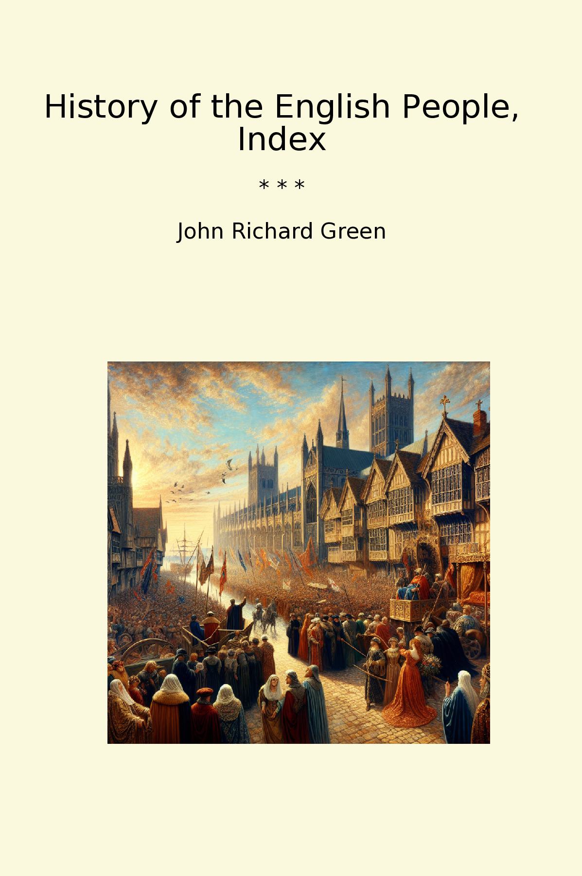 History of the English People, Index