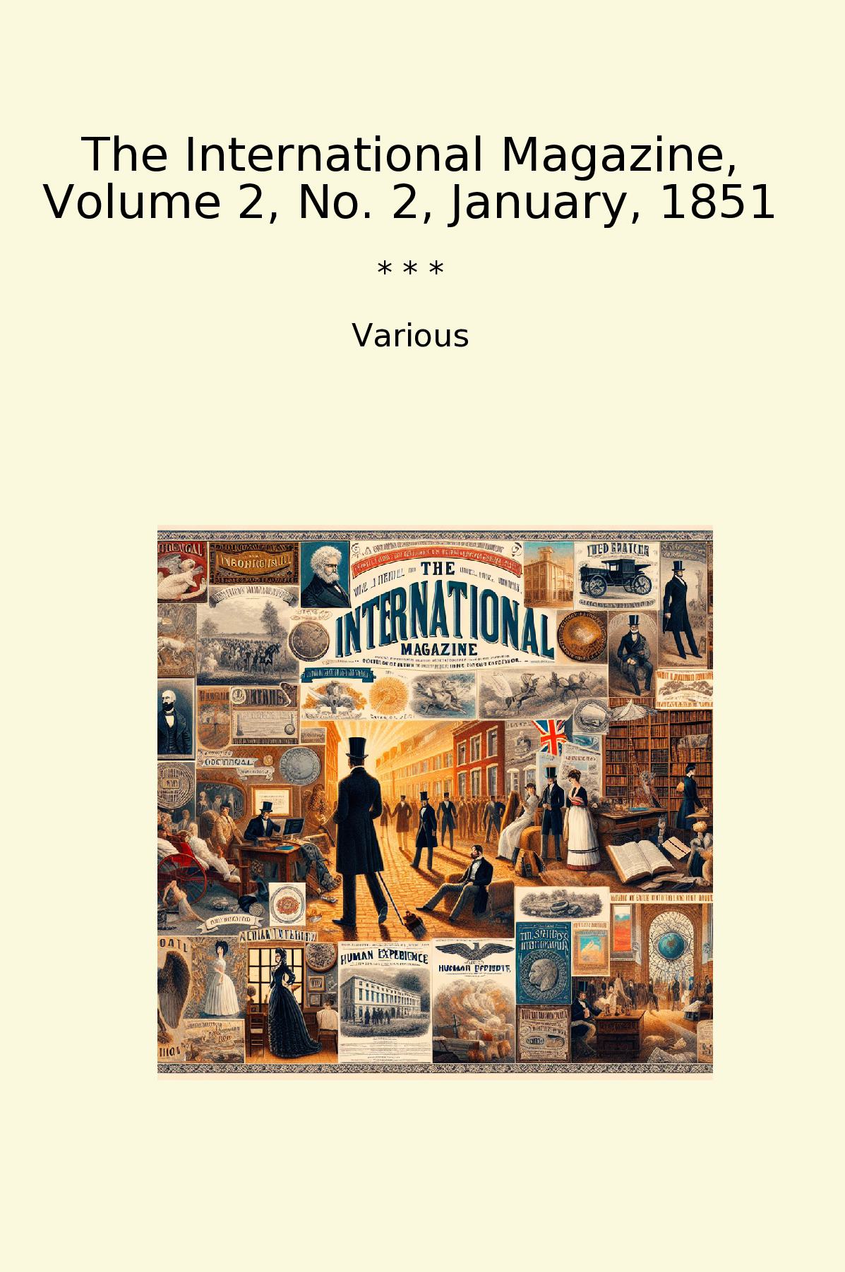 The International Magazine, Volume 2, No. 2, January, 1851