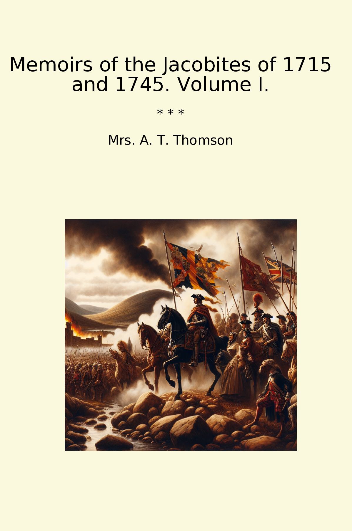 Memoirs of the Jacobites of 1715 and 1745. Volume I.
