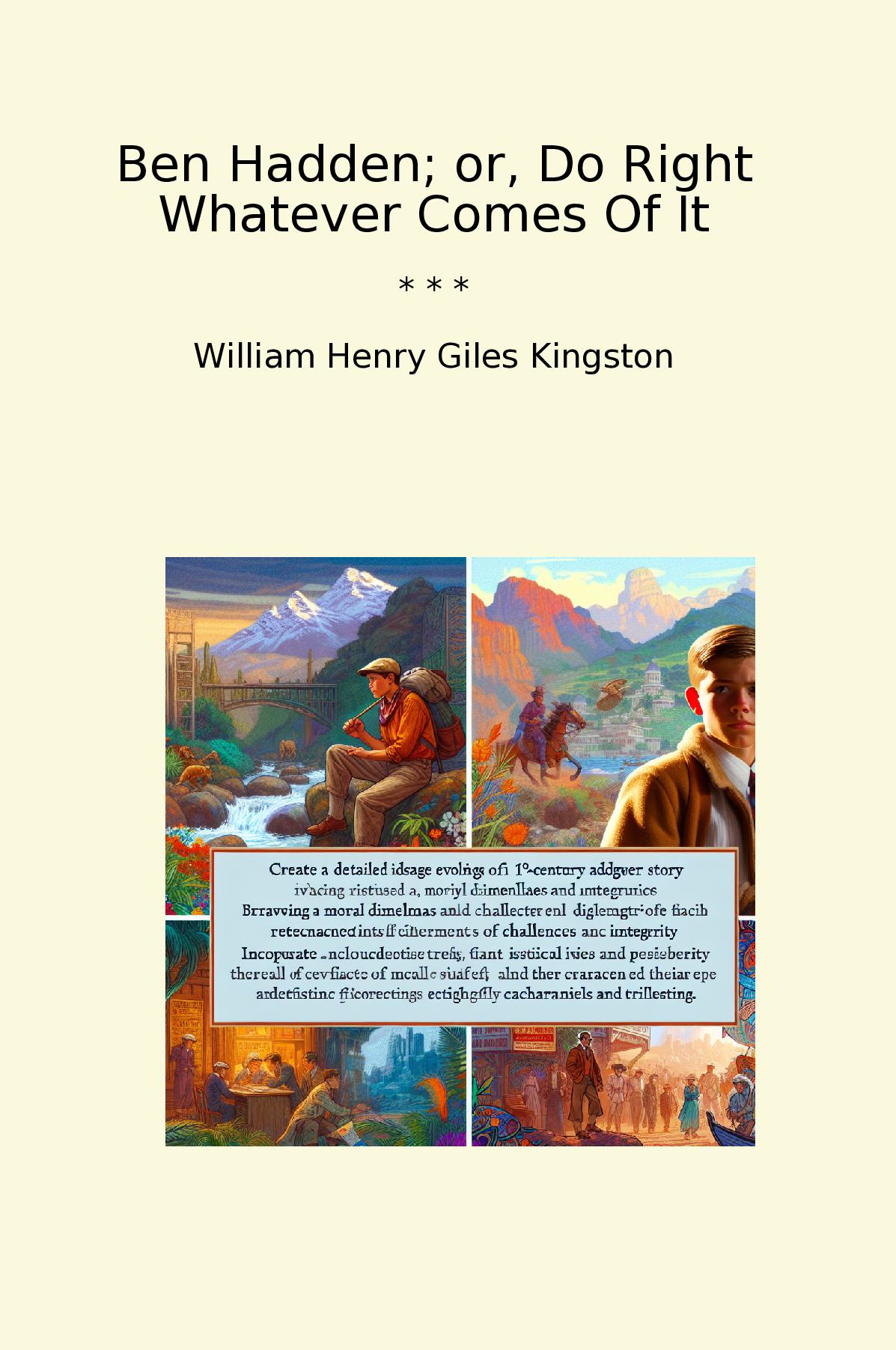 Ben Hadden; or, Do Right Whatever Comes Of It