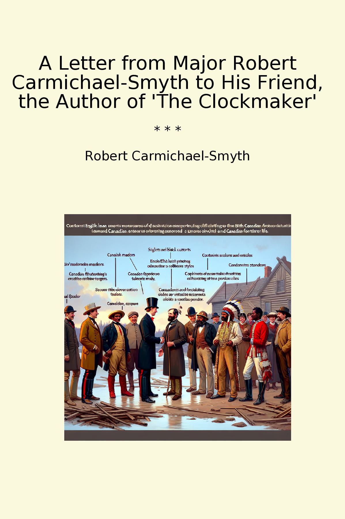 A Letter from Major Robert Carmichael-Smyth to His Friend, the Author of 'The Clockmaker'