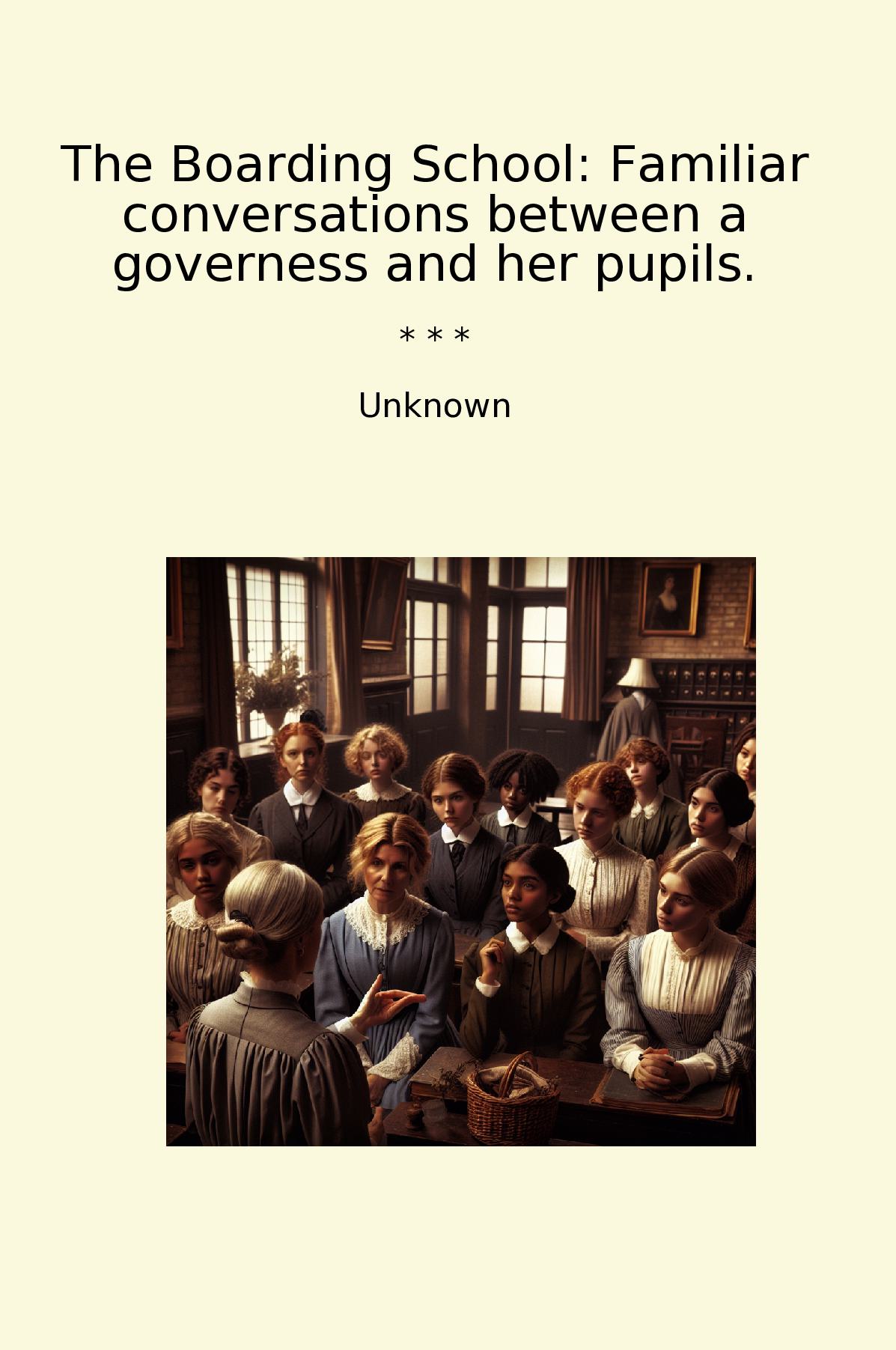 The Boarding School: Familiar conversations between a governess and her pupils.