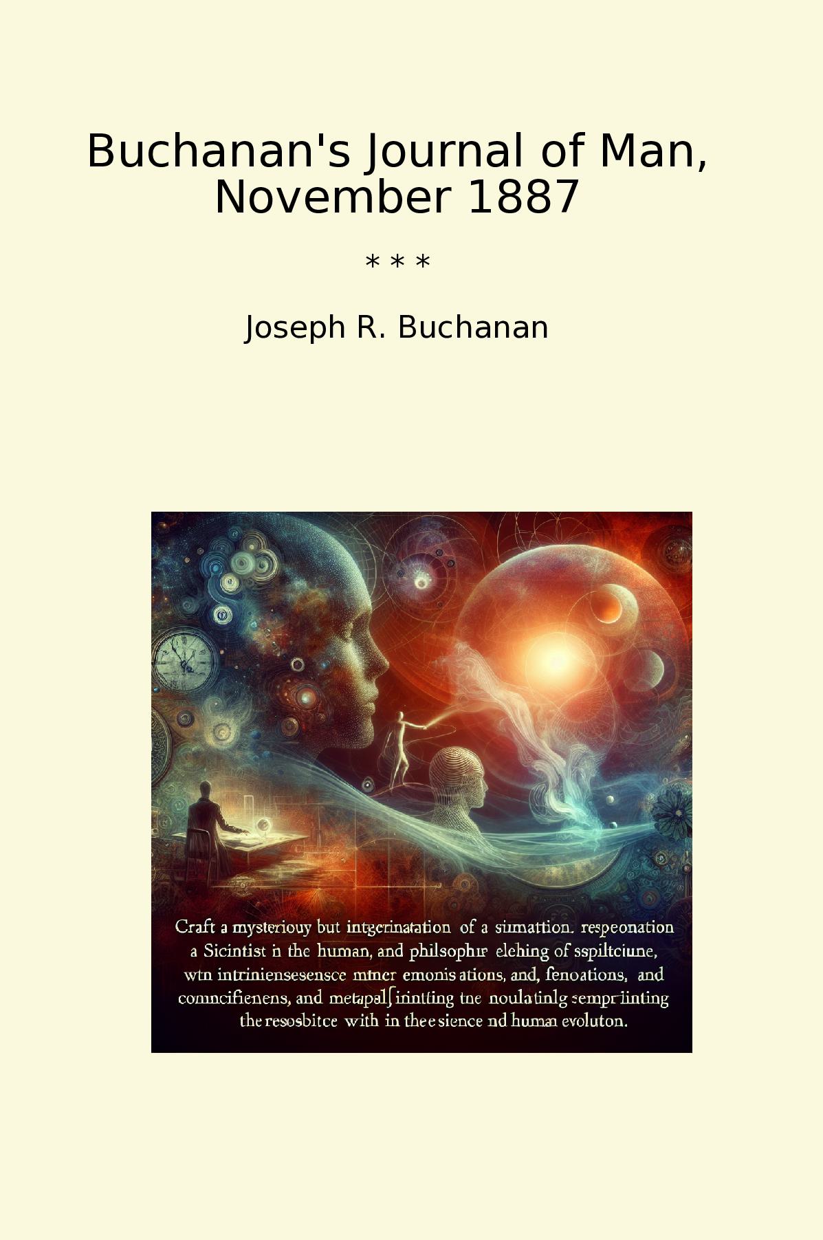 Buchanan's Journal of Man, November 1887