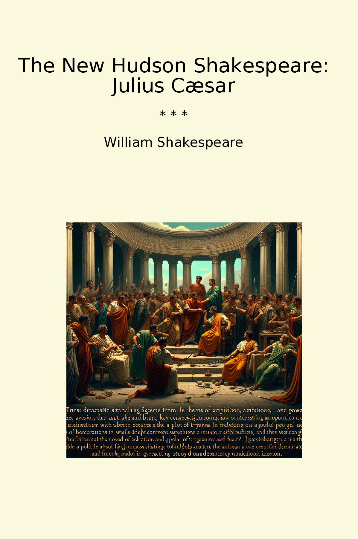 The New Hudson Shakespeare: Julius Cæsar