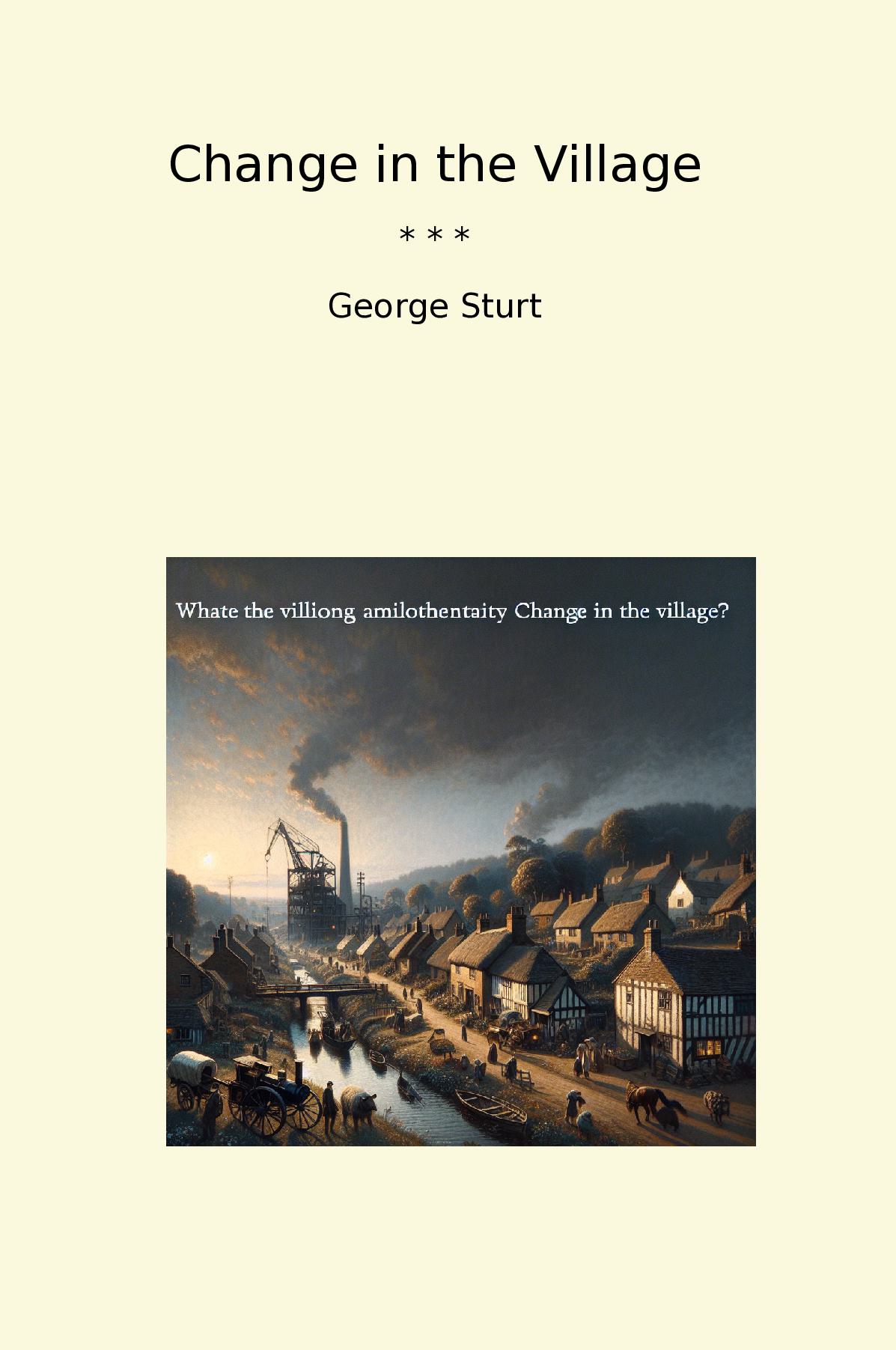 Change in the Village