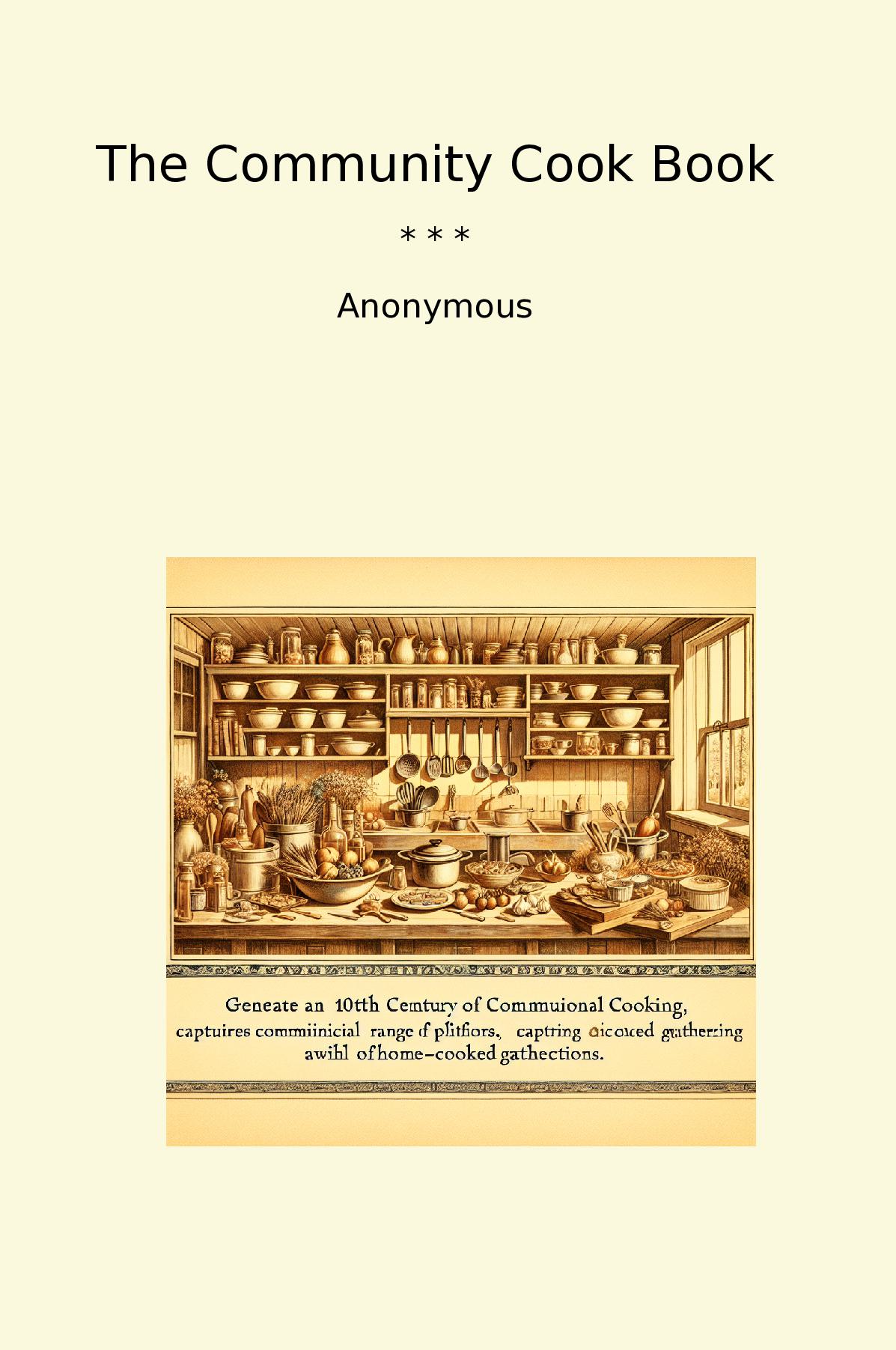 The Community Cook Book