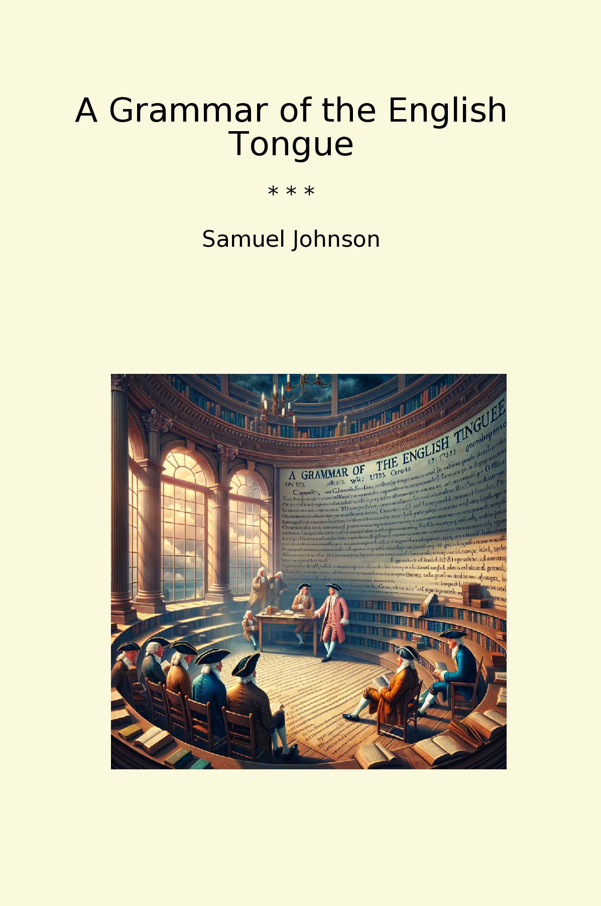 A Grammar of the English Tongue