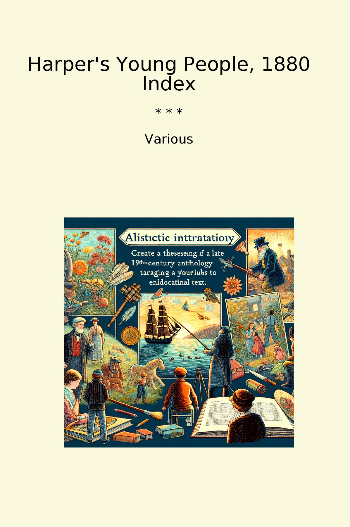 Harper's Young People, 1880 Index