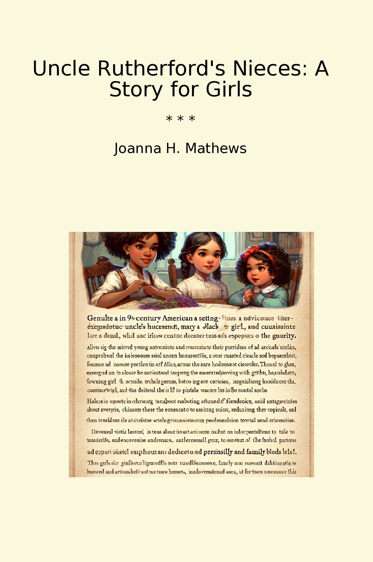 Uncle Rutherford's Nieces: A Story for Girls
