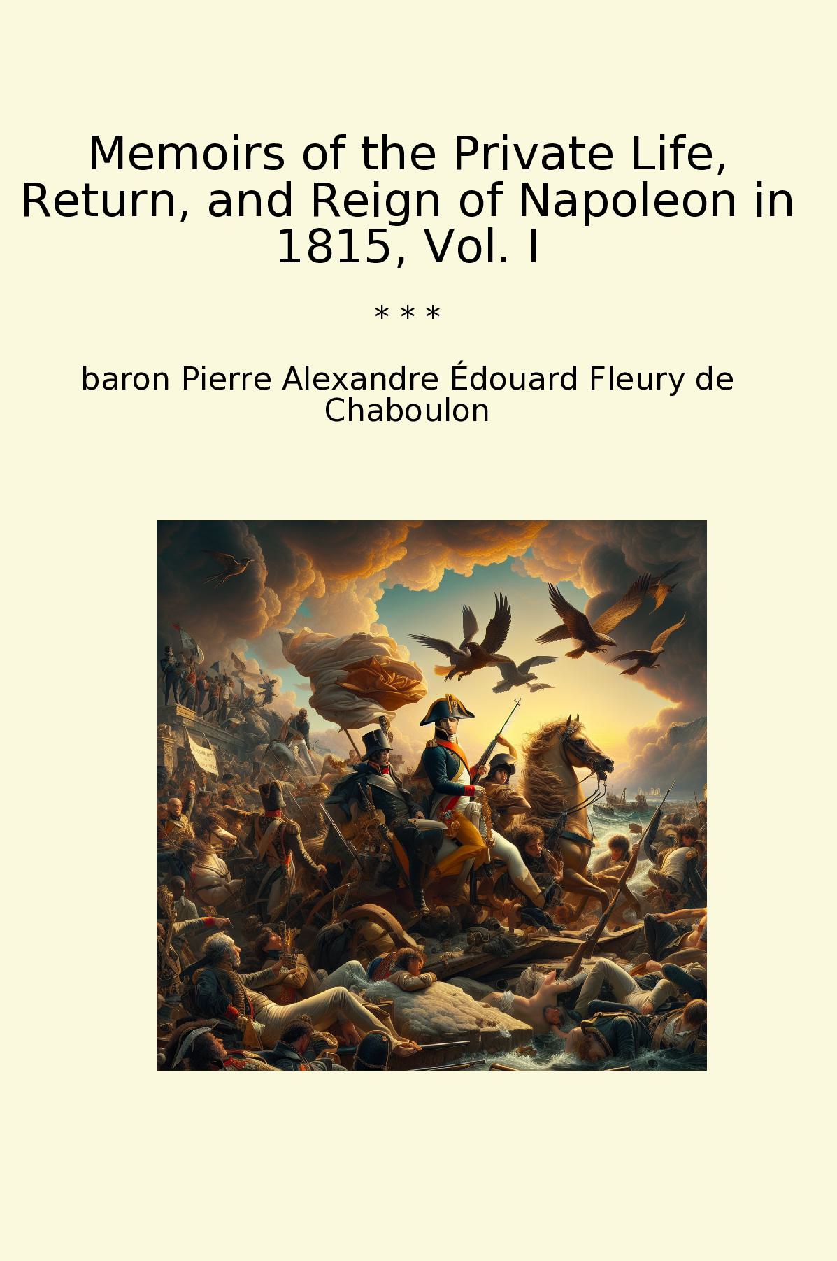 Memoirs of the Private Life, Return, and Reign of Napoleon in 1815, Vol. I