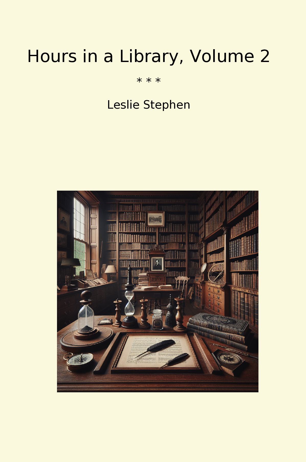 Hours in a Library, Volume 2