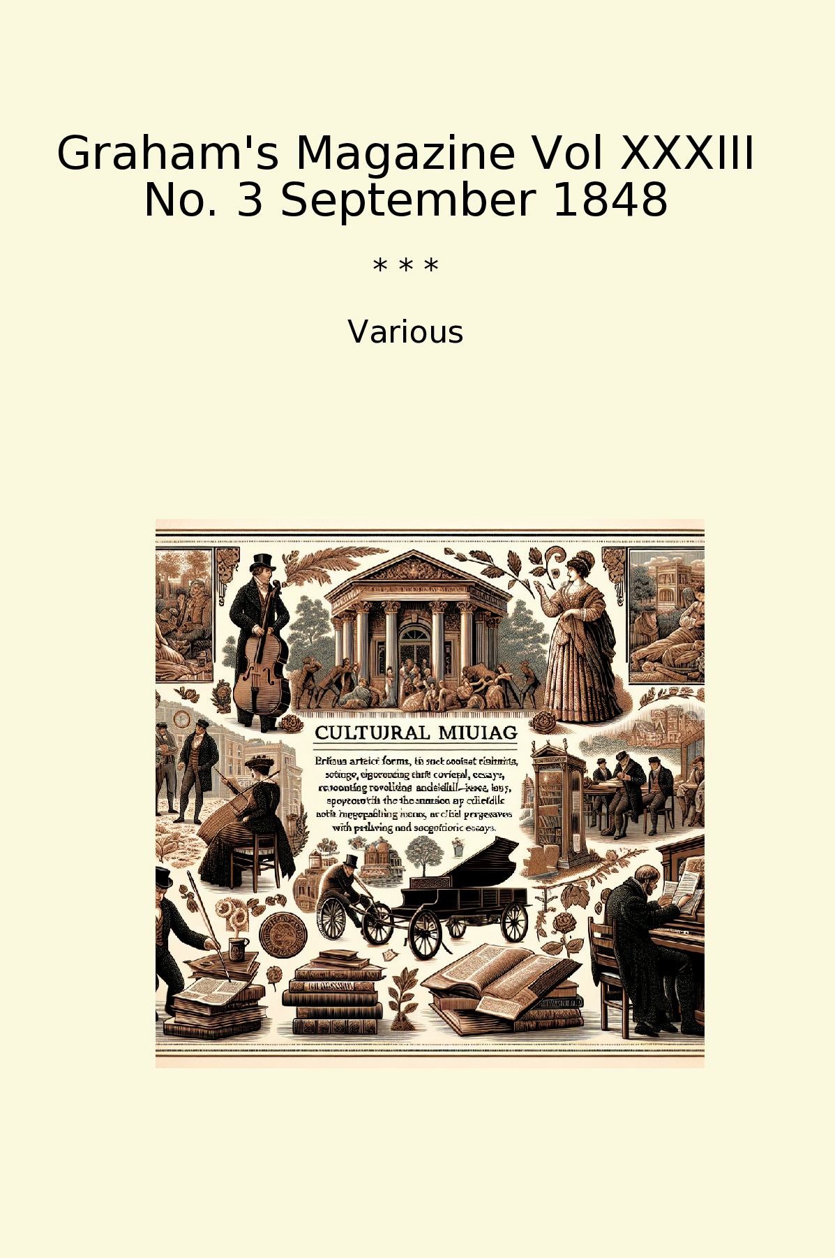 Graham's Magazine Vol XXXIII No. 3 September 1848