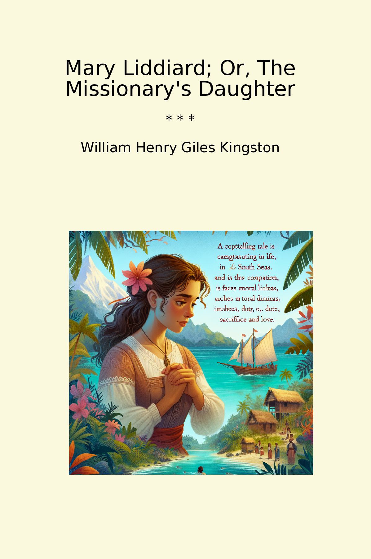 Mary Liddiard; Or, The Missionary's Daughter