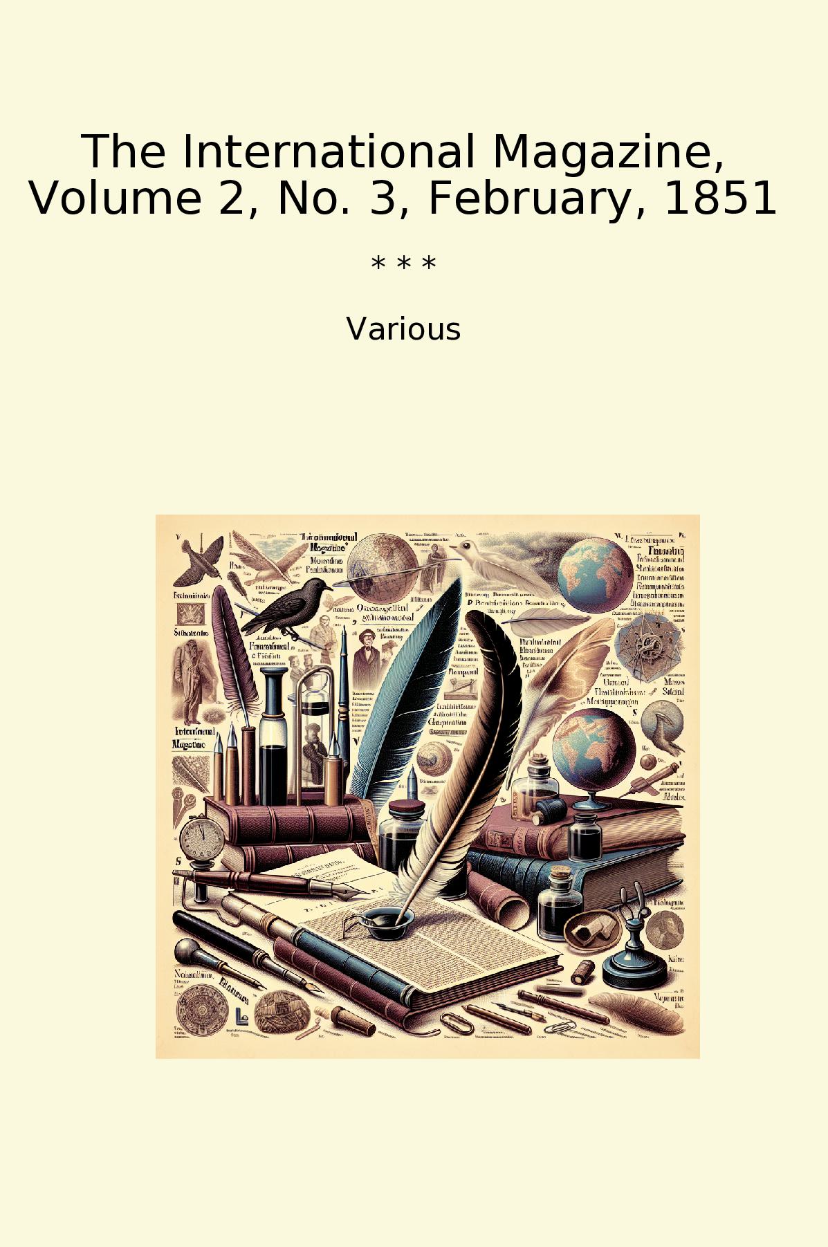 The International Magazine, Volume 2, No. 3, February, 1851