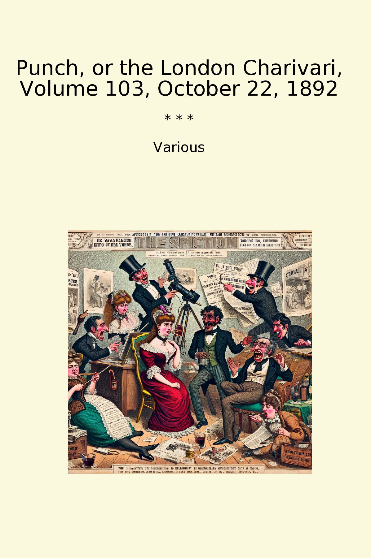 Punch, or the London Charivari, Volume 103, October 22, 1892