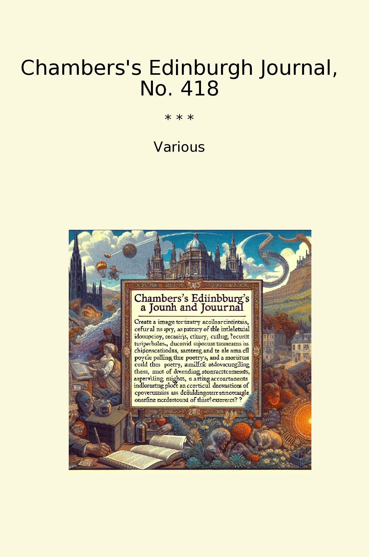 Chambers's Edinburgh Journal, No. 418