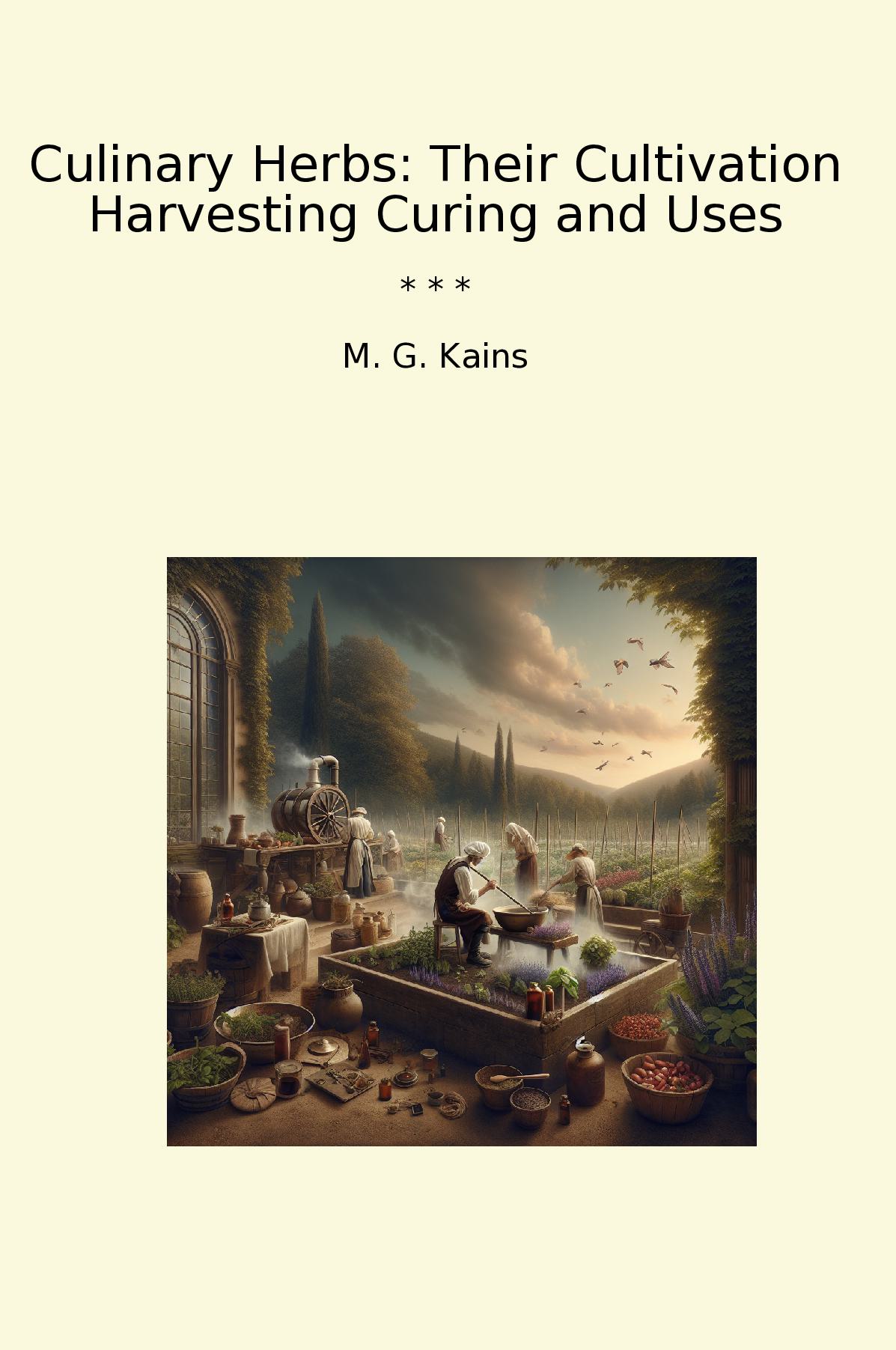 Culinary Herbs: Their Cultivation Harvesting Curing and Uses