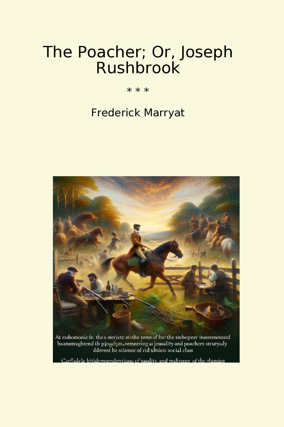 The Poacher; Or, Joseph Rushbrook