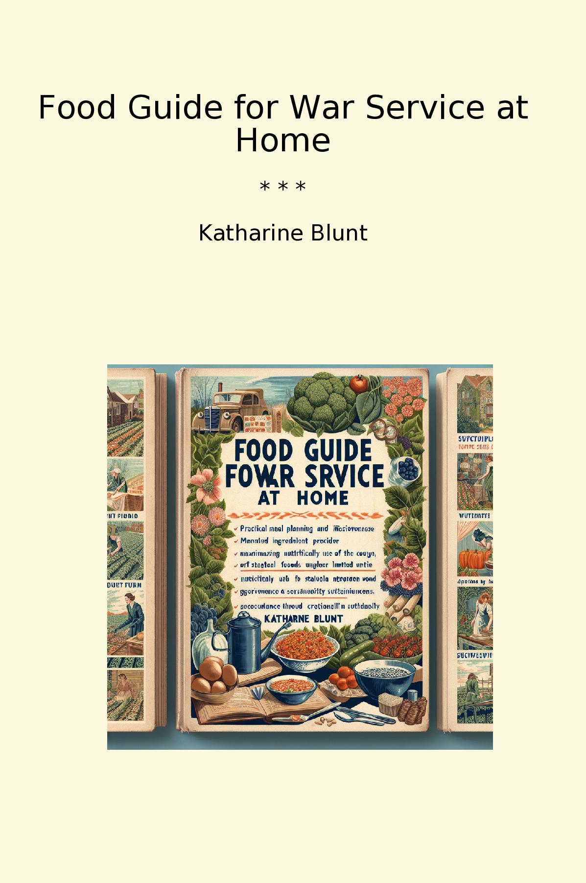 Food Guide for War Service at Home