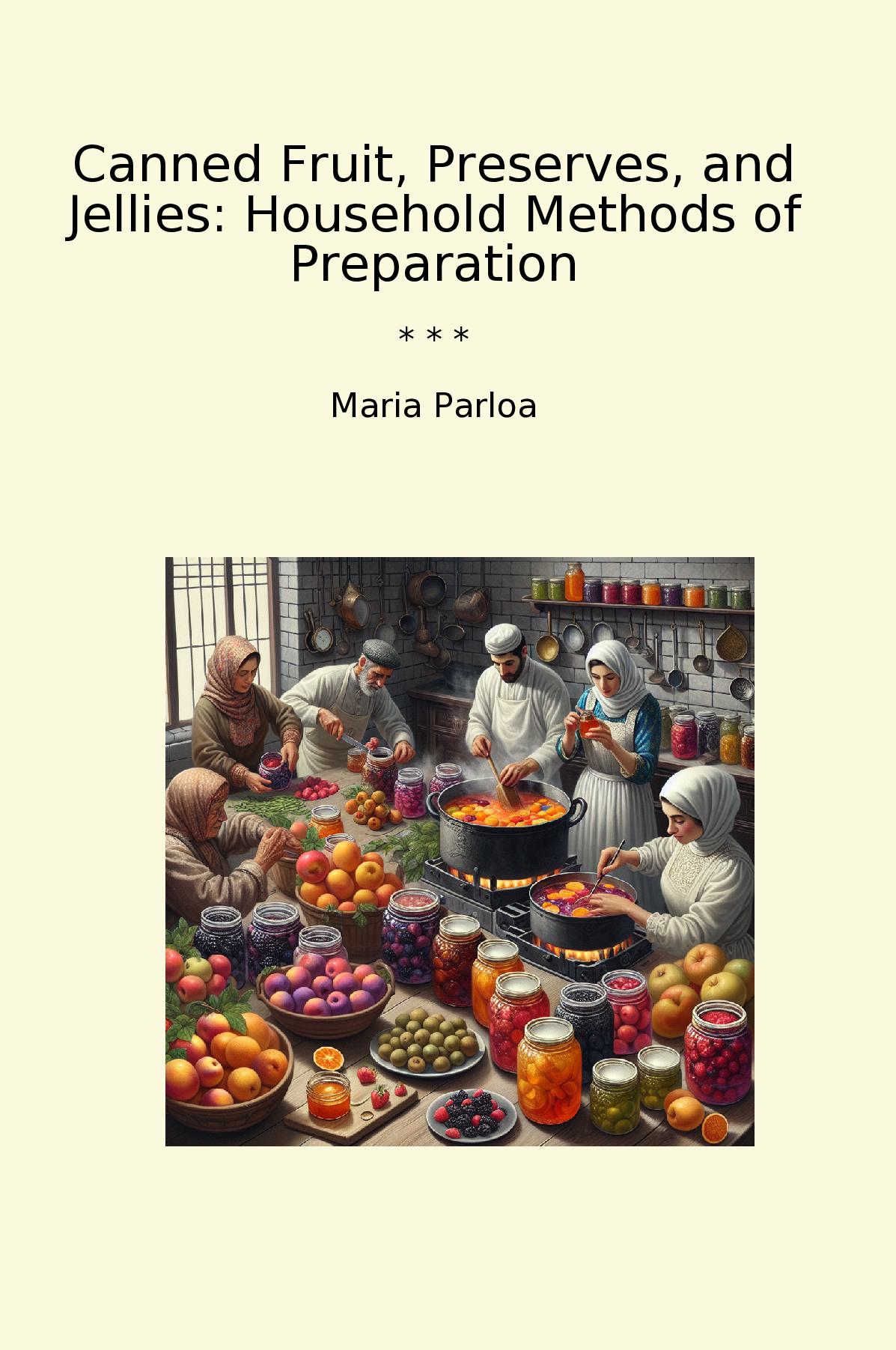 Canned Fruit, Preserves, and Jellies: Household Methods of Preparation