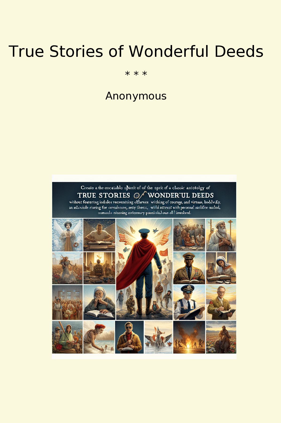 True Stories of Wonderful Deeds