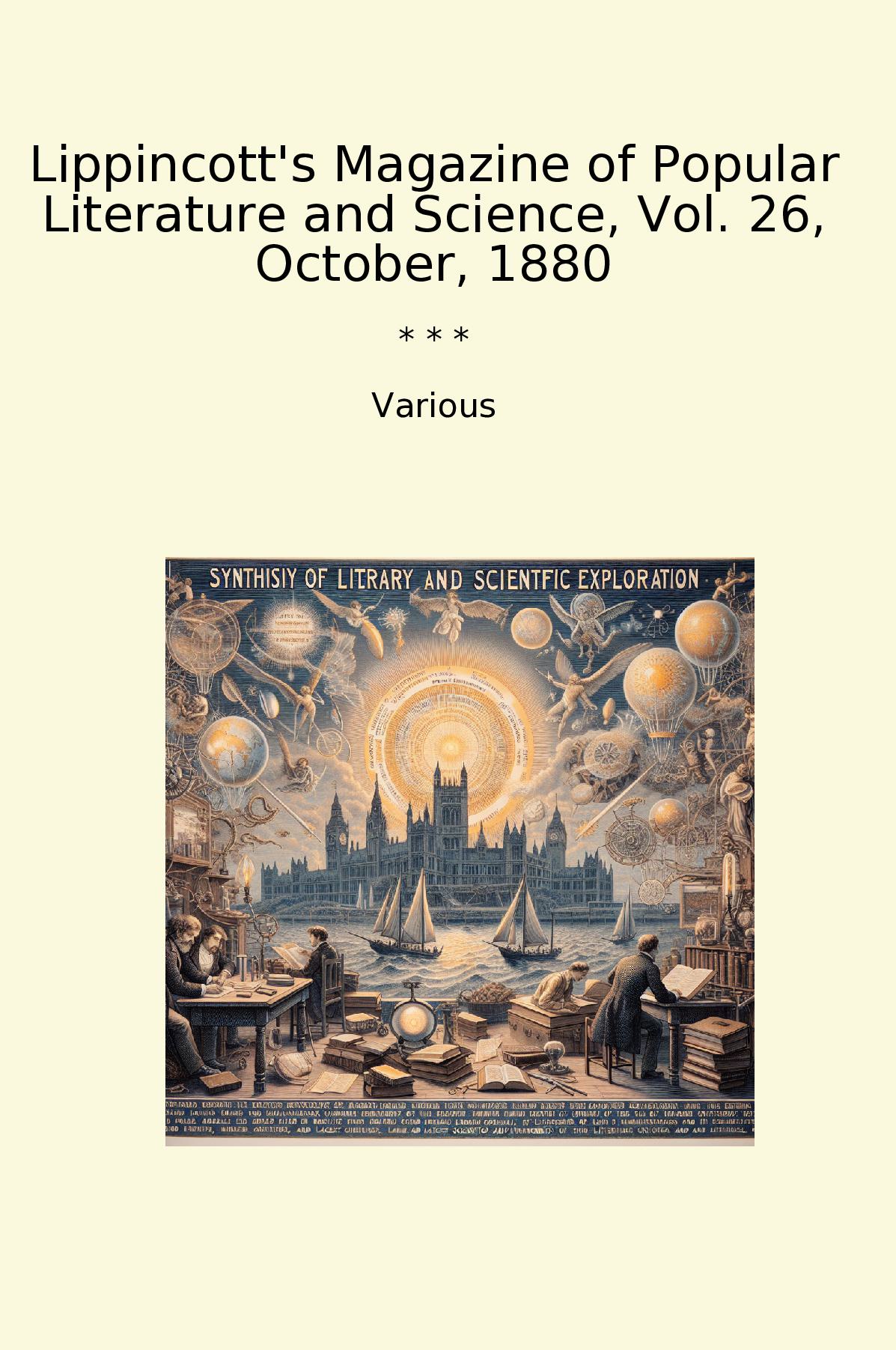 Lippincott's Magazine of Popular Literature and Science, Vol. 26, October, 1880