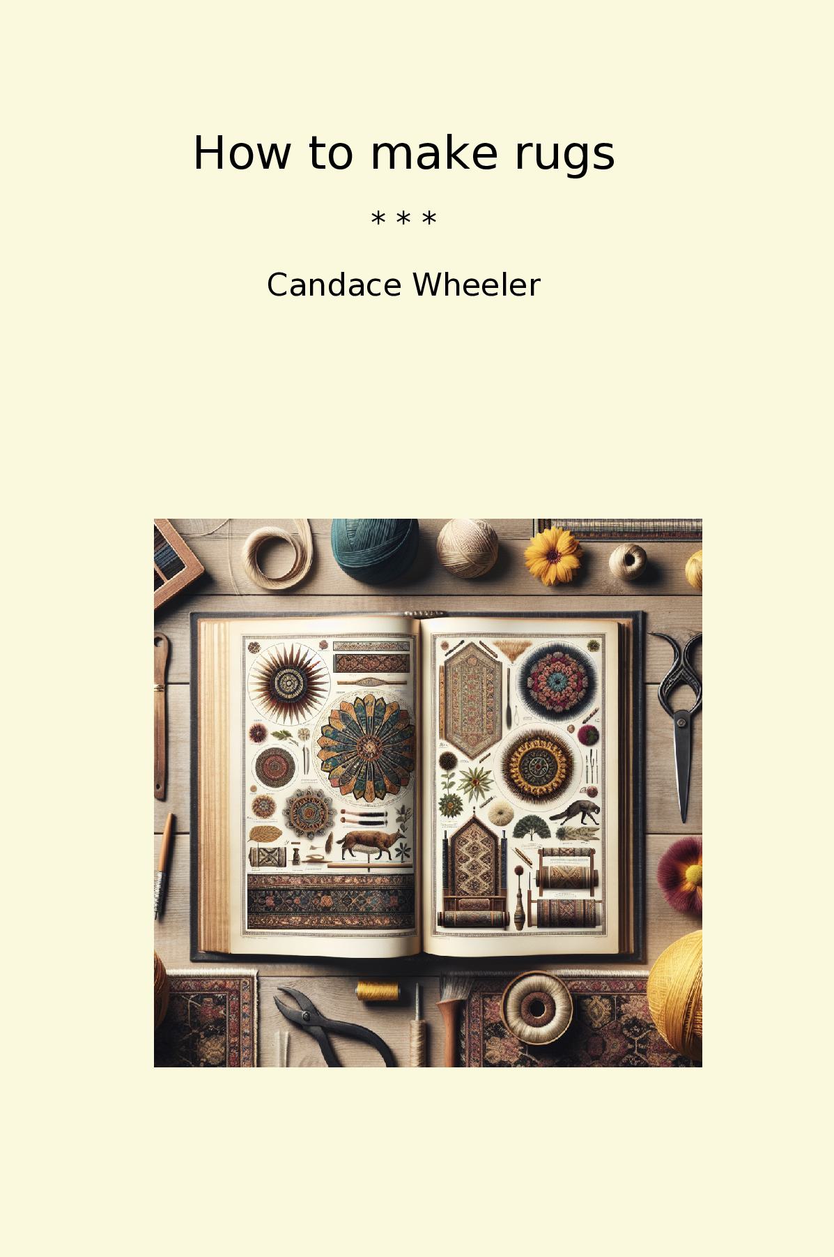 How to make rugs