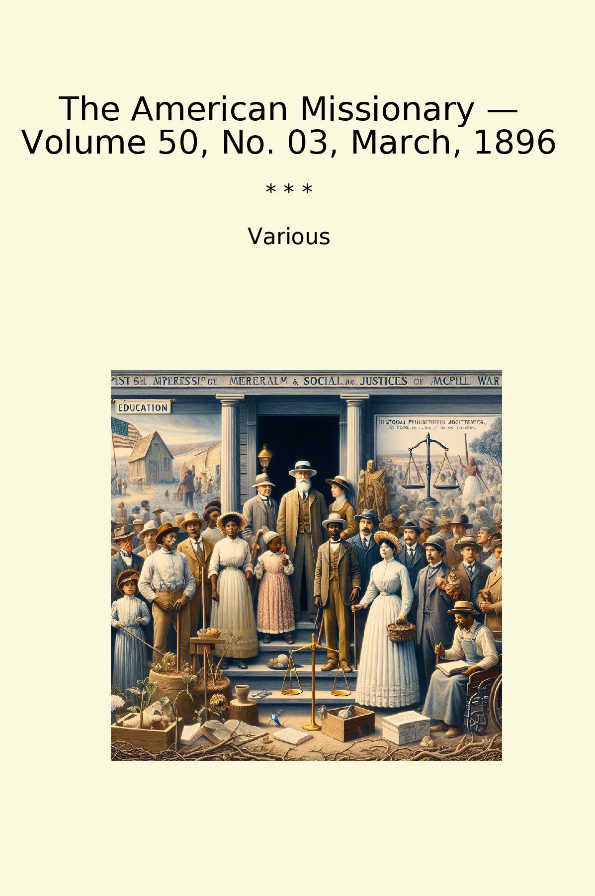 The American Missionary — Volume 50, No. 03, March, 1896