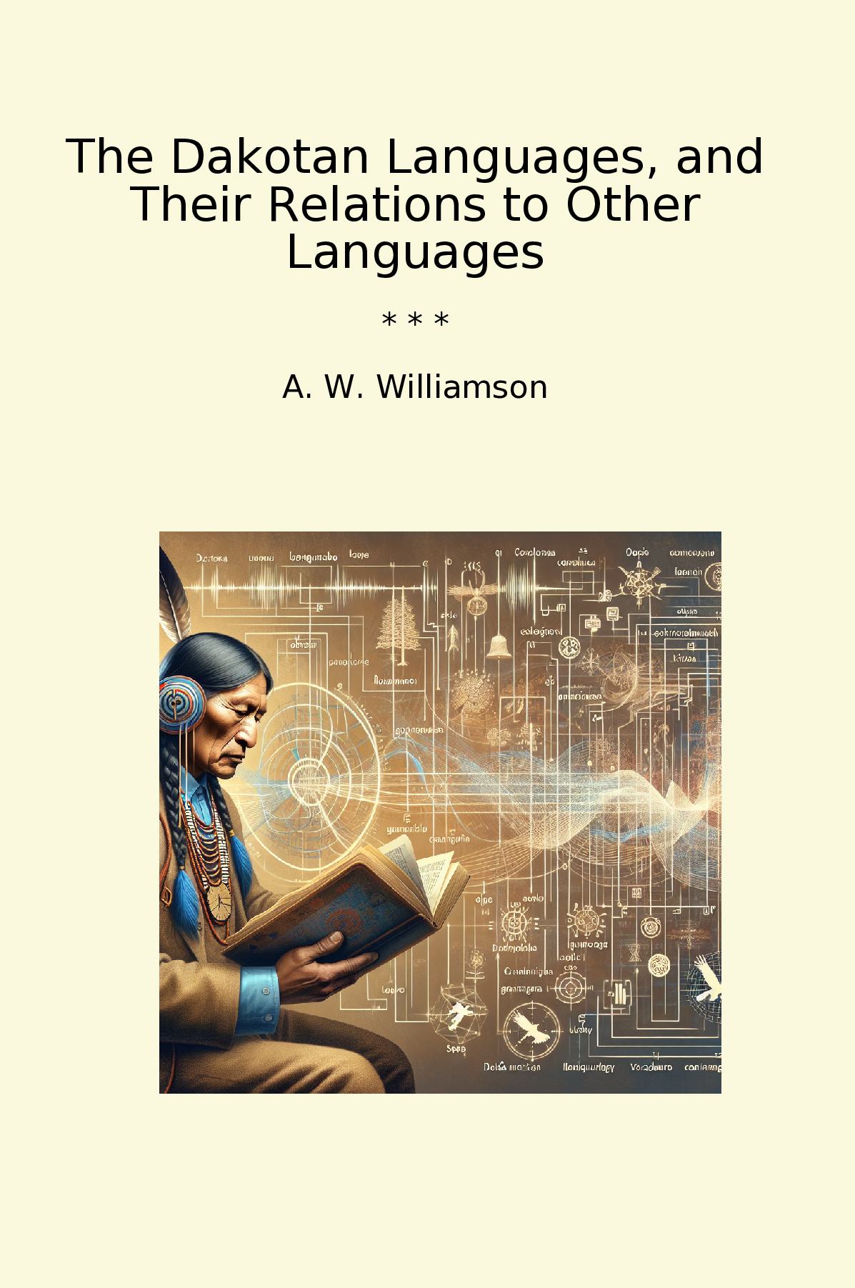 The Dakotan Languages, and Their Relations to Other Languages