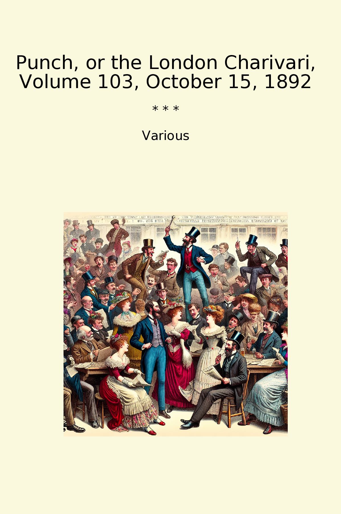 Punch, or the London Charivari, Volume 103, October 15, 1892