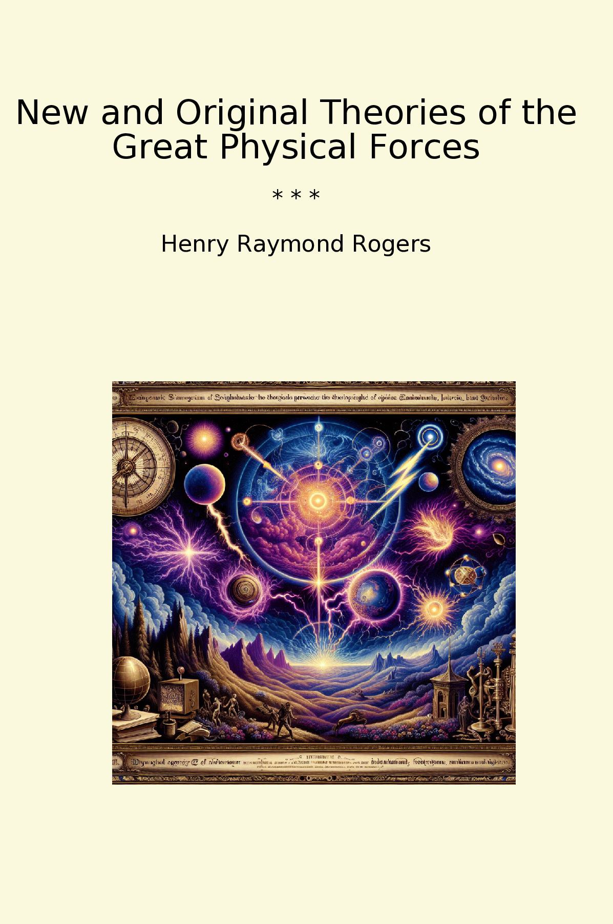 New and Original Theories of the Great Physical Forces
