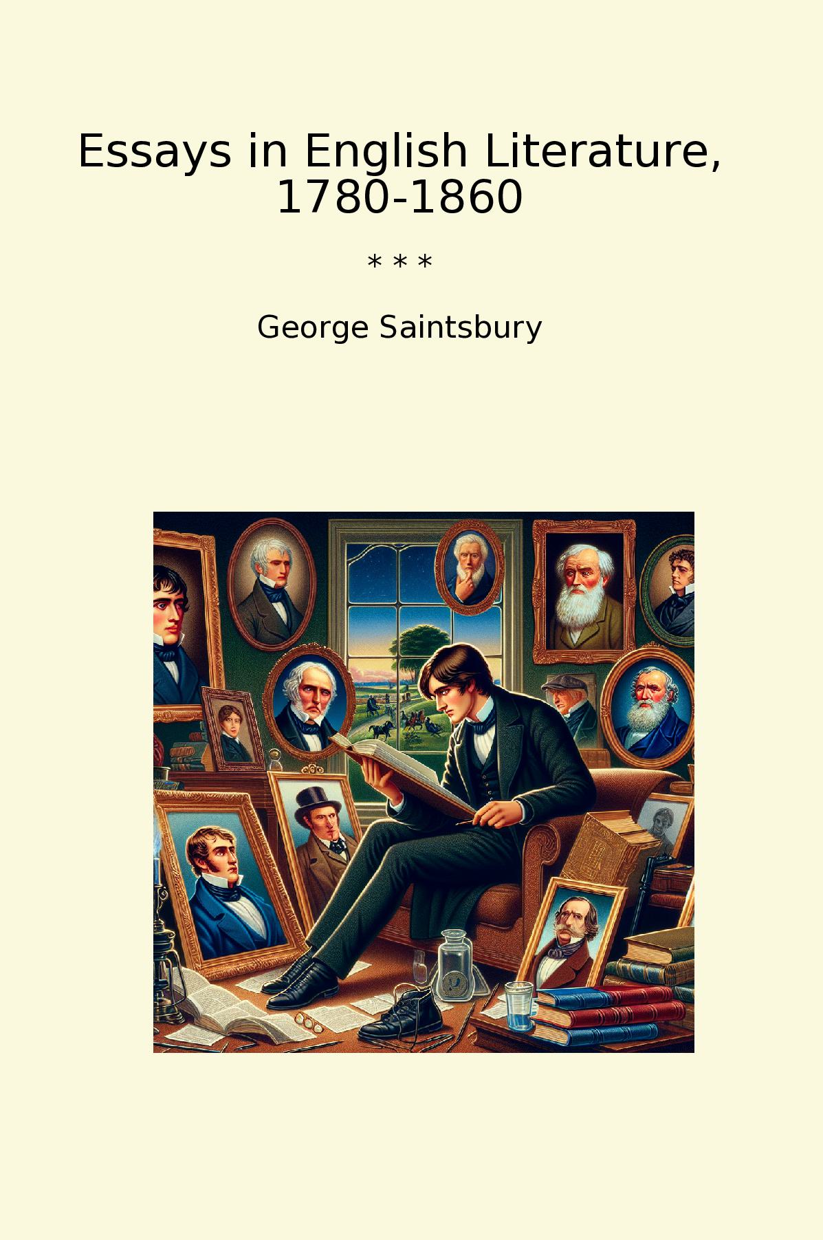 Essays in English Literature, 1780-1860